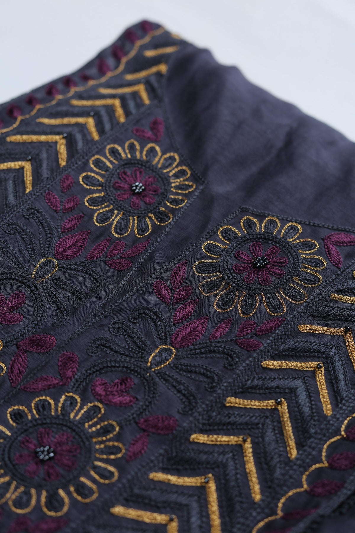 Chanderi Silk Piece Unstitched Suit Set – Classic Ethnic Style-360
