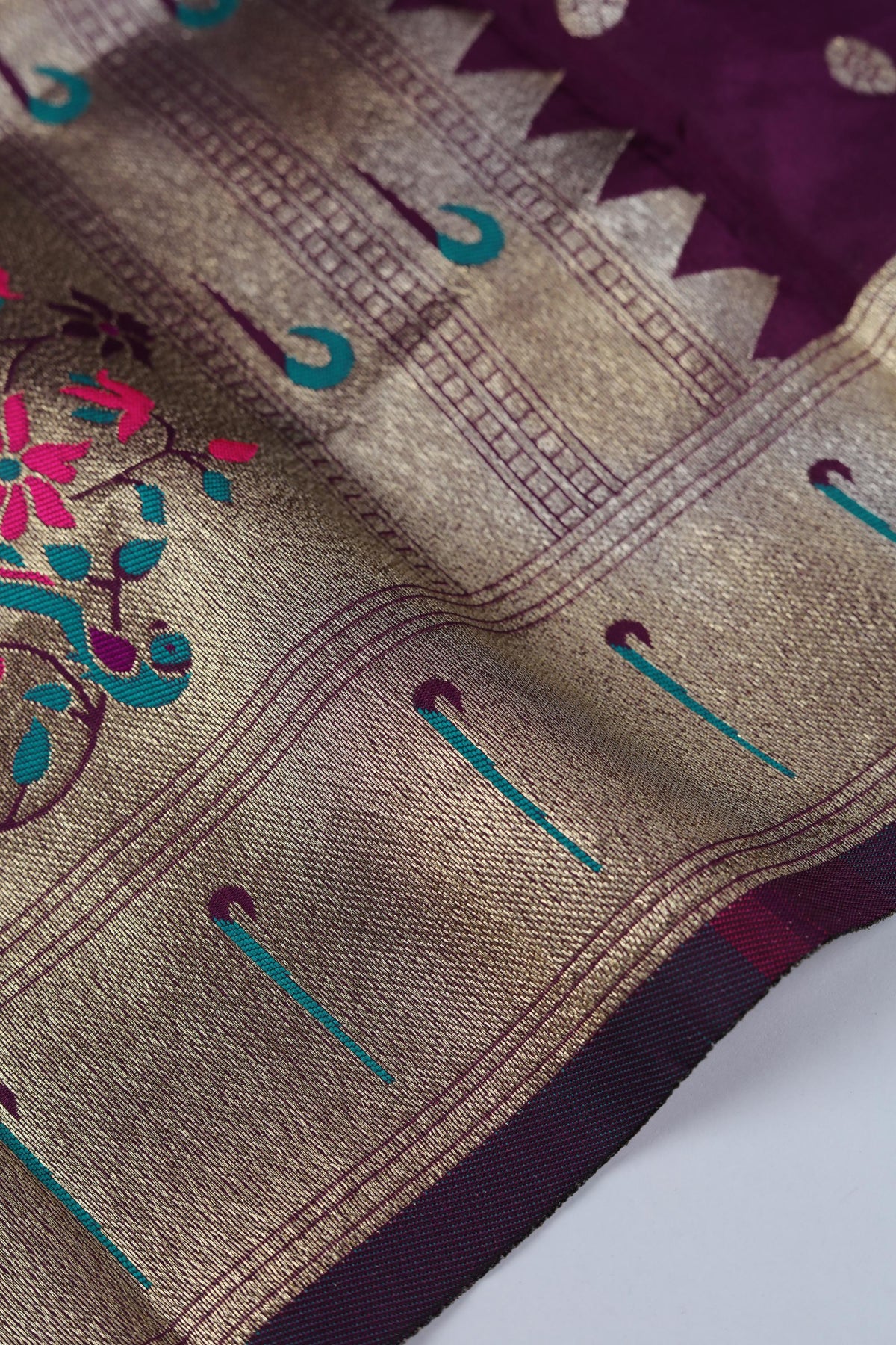 Banarasi Silk Piece Unstitched Suit Set – Classic Ethnic Style-370