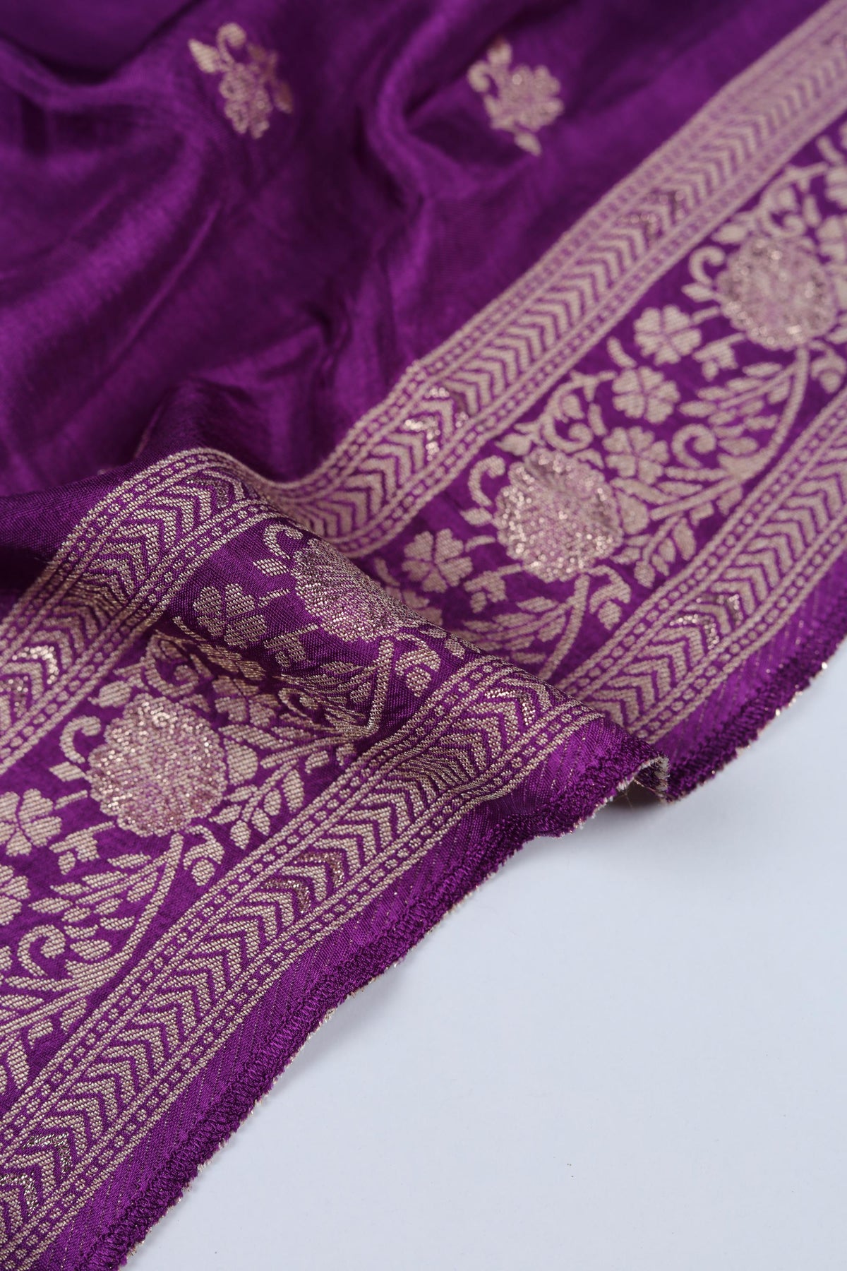 Chanderi Silk Piece Unstitched Suit Set – Classic Ethnic Style-371