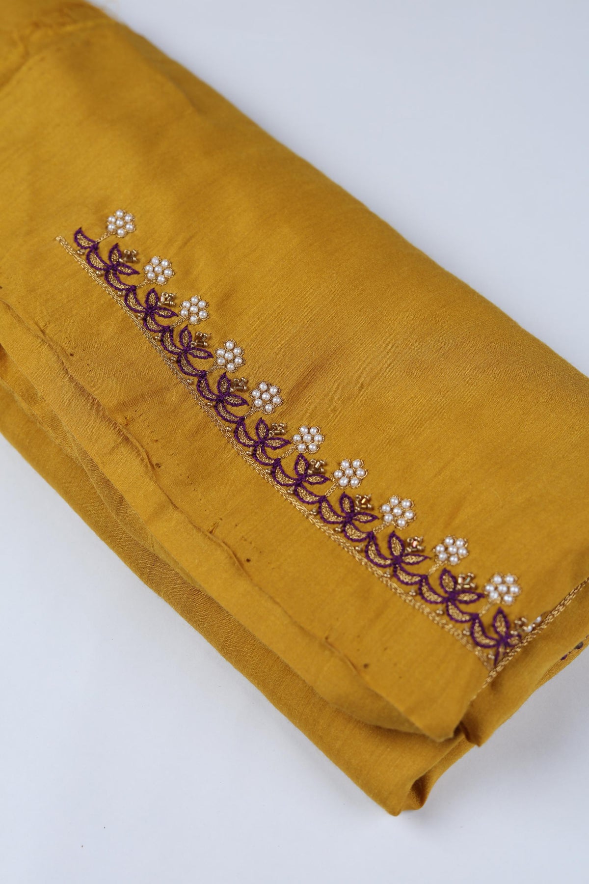 Chanderi Silk Piece Unstitched Suit Set – Classic Ethnic Style-371