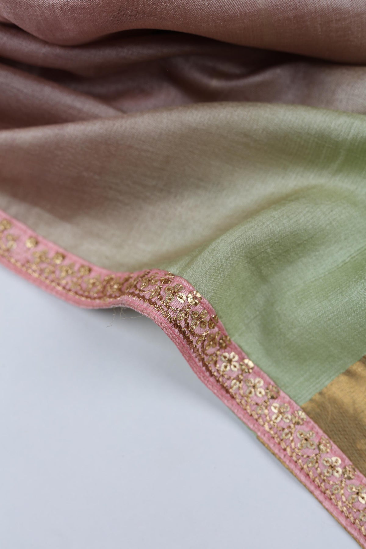 Tissue Silk Piece Unstitched Suit Set – Classic Ethnic Style-382