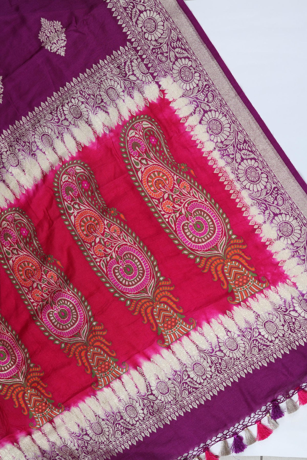 Raw Silk 2 Piece Unstitched Suit Set – Classic Ethnic Style-396