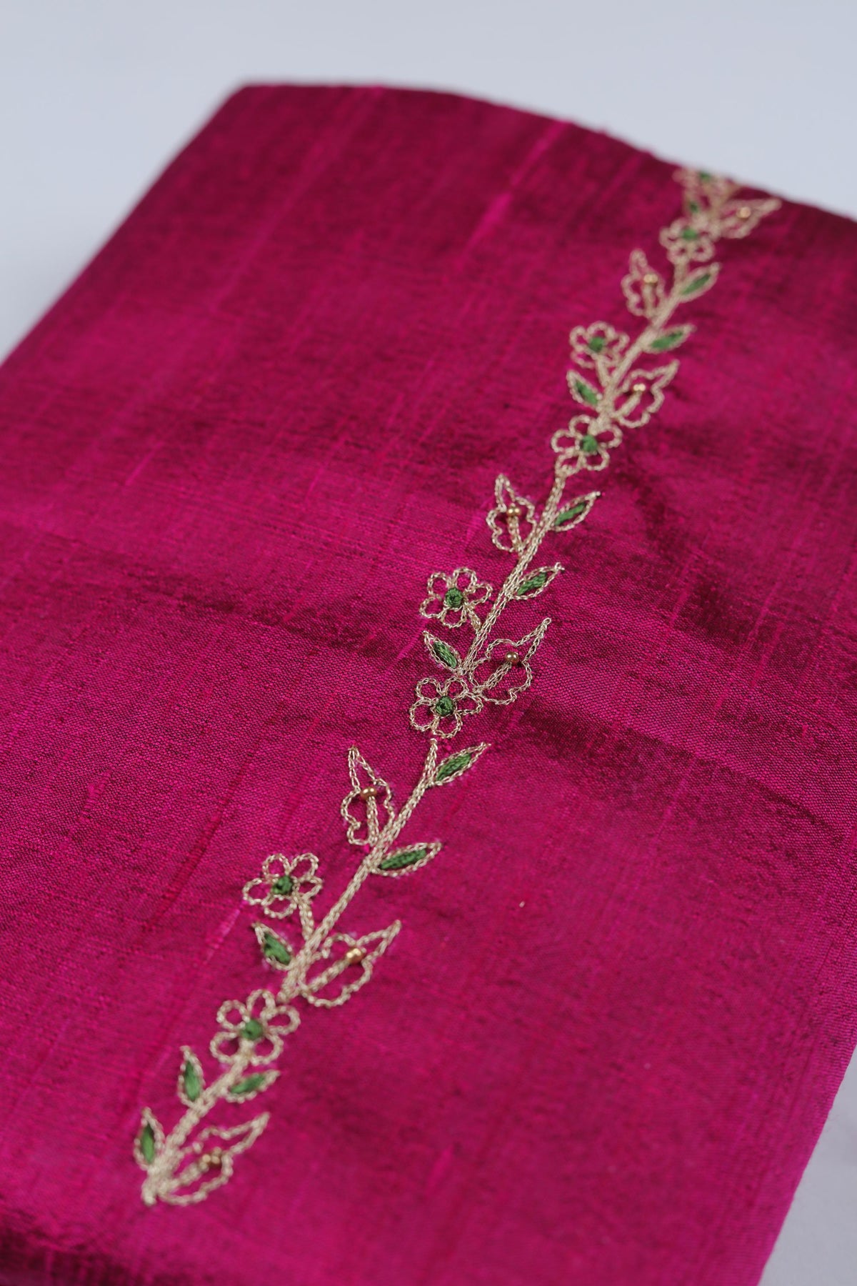 Raw Silk 2 Piece Unstitched Suit Set – Classic Ethnic Style-396