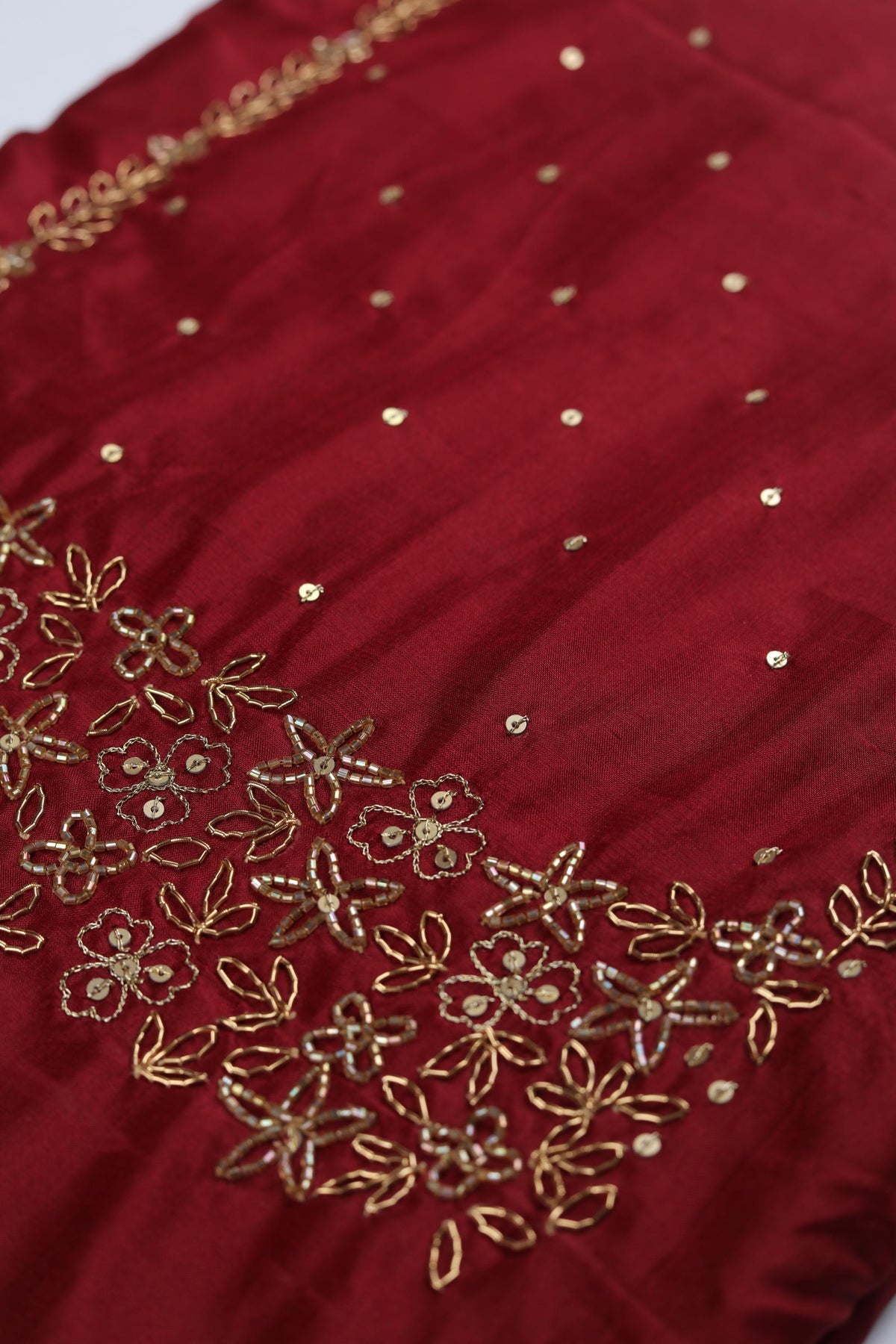 Pure Silk 3 Piece Unstitched Suit Set – Classic Ethnic Style-395