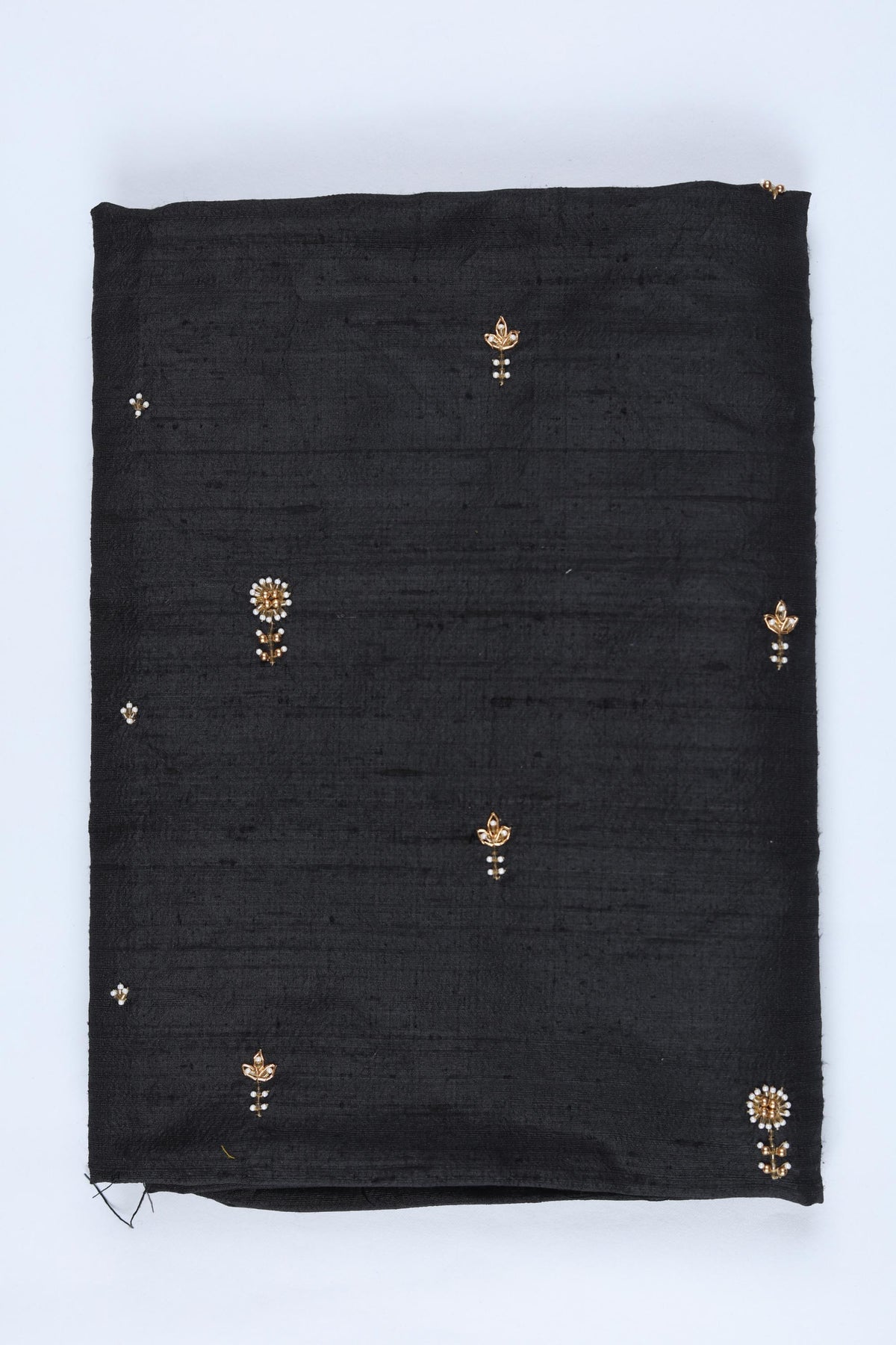 Raw Silk 3 Piece Unstitched Suit Set – Classic Ethnic Style-398