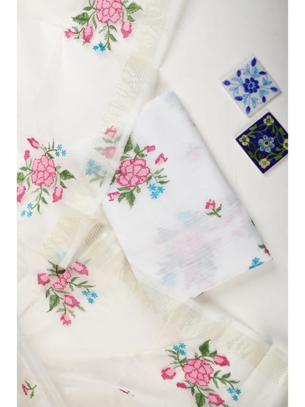 Pink  Floral Kota