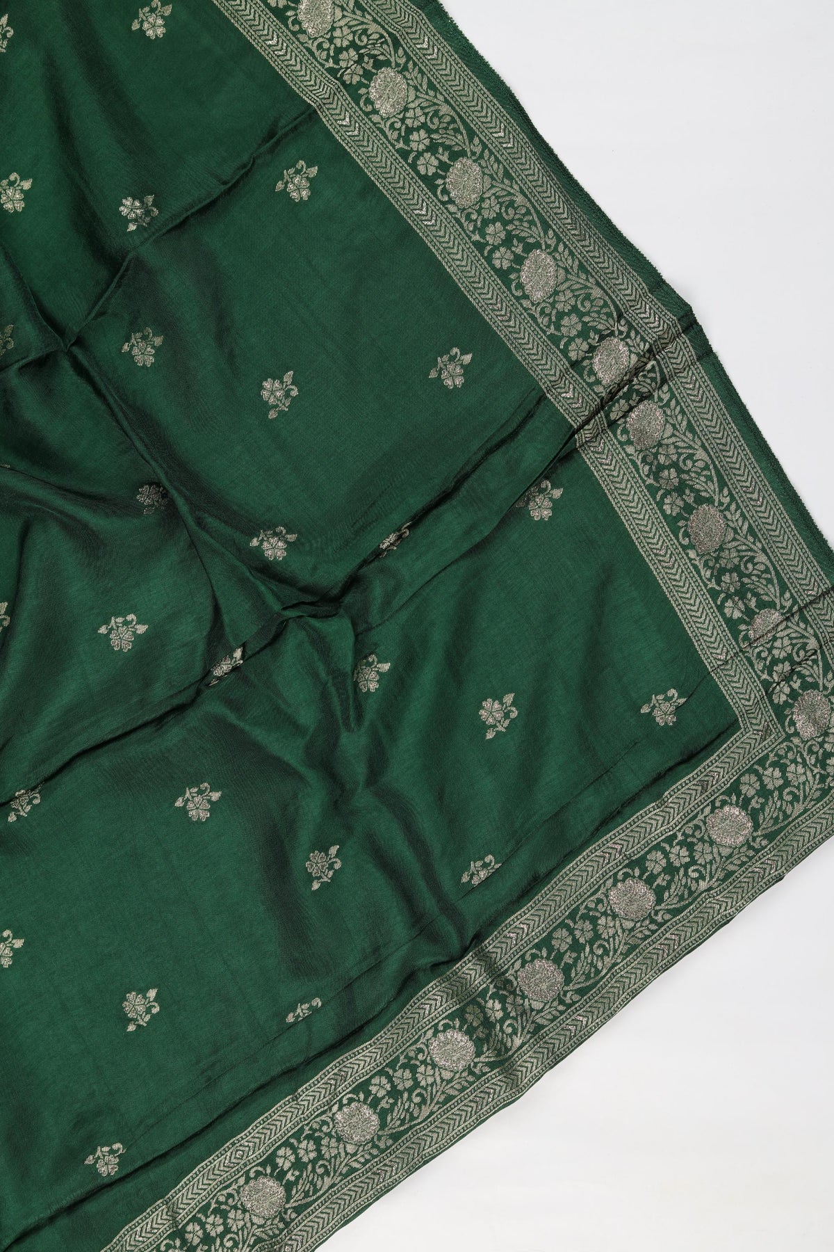 Banarasi Silk 2 Piece Unstitched Suit Set – Classic Ethnic Style-424