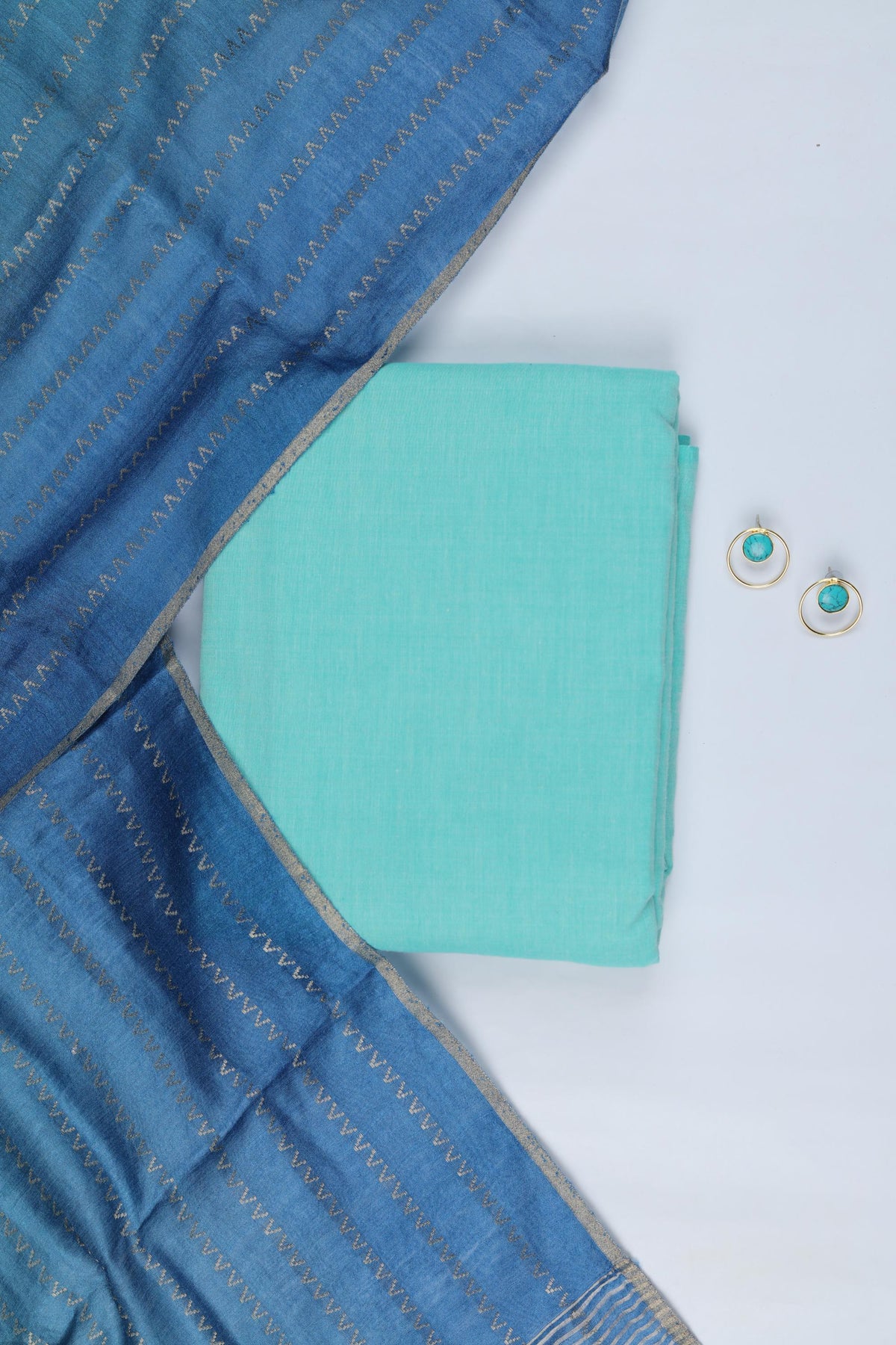 Malai Cotton 3 Piece Unstitched Suit Set – Classic Ethnic Style-411 (Copy)