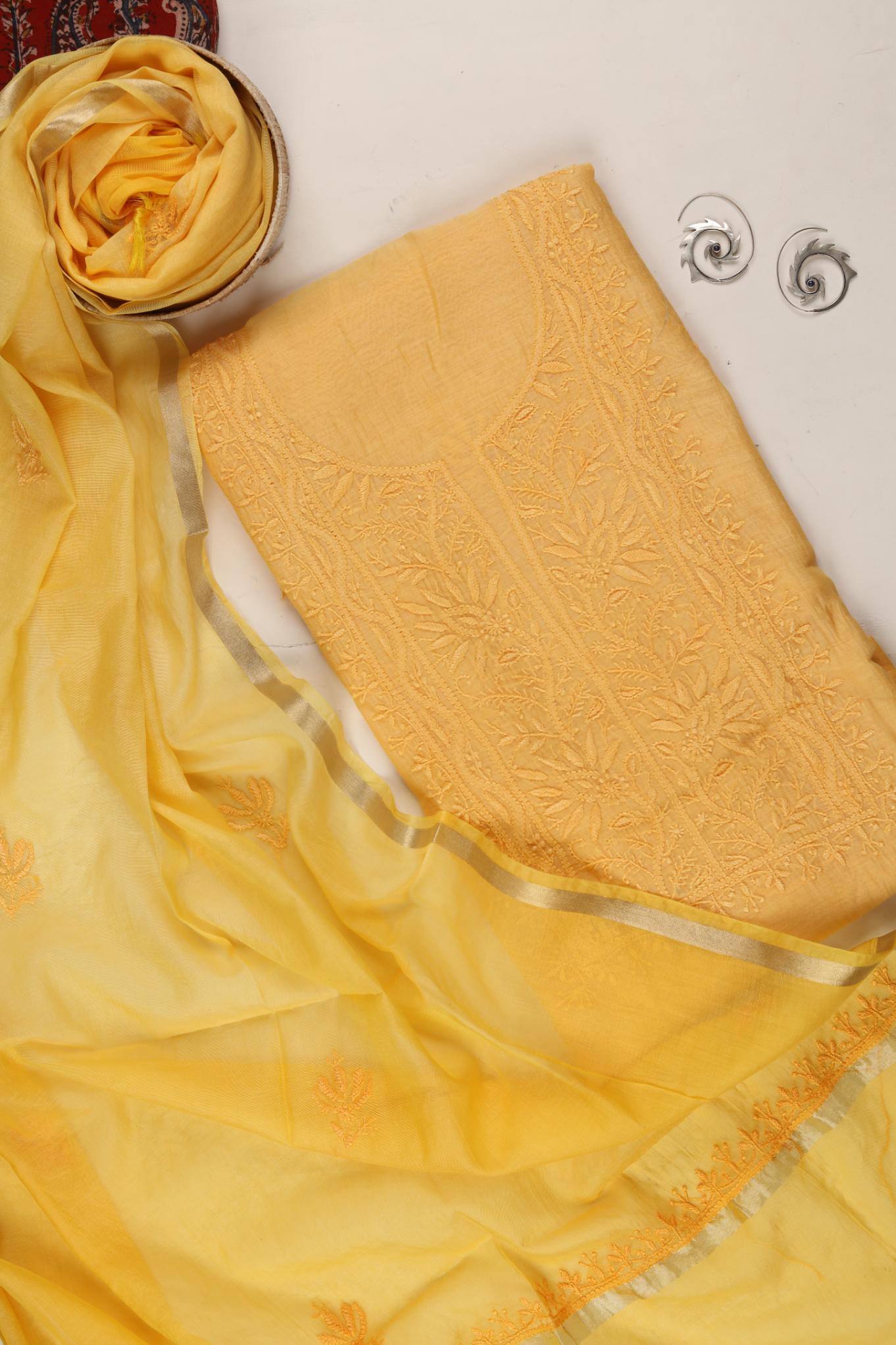 Mul Chanderi Set -18