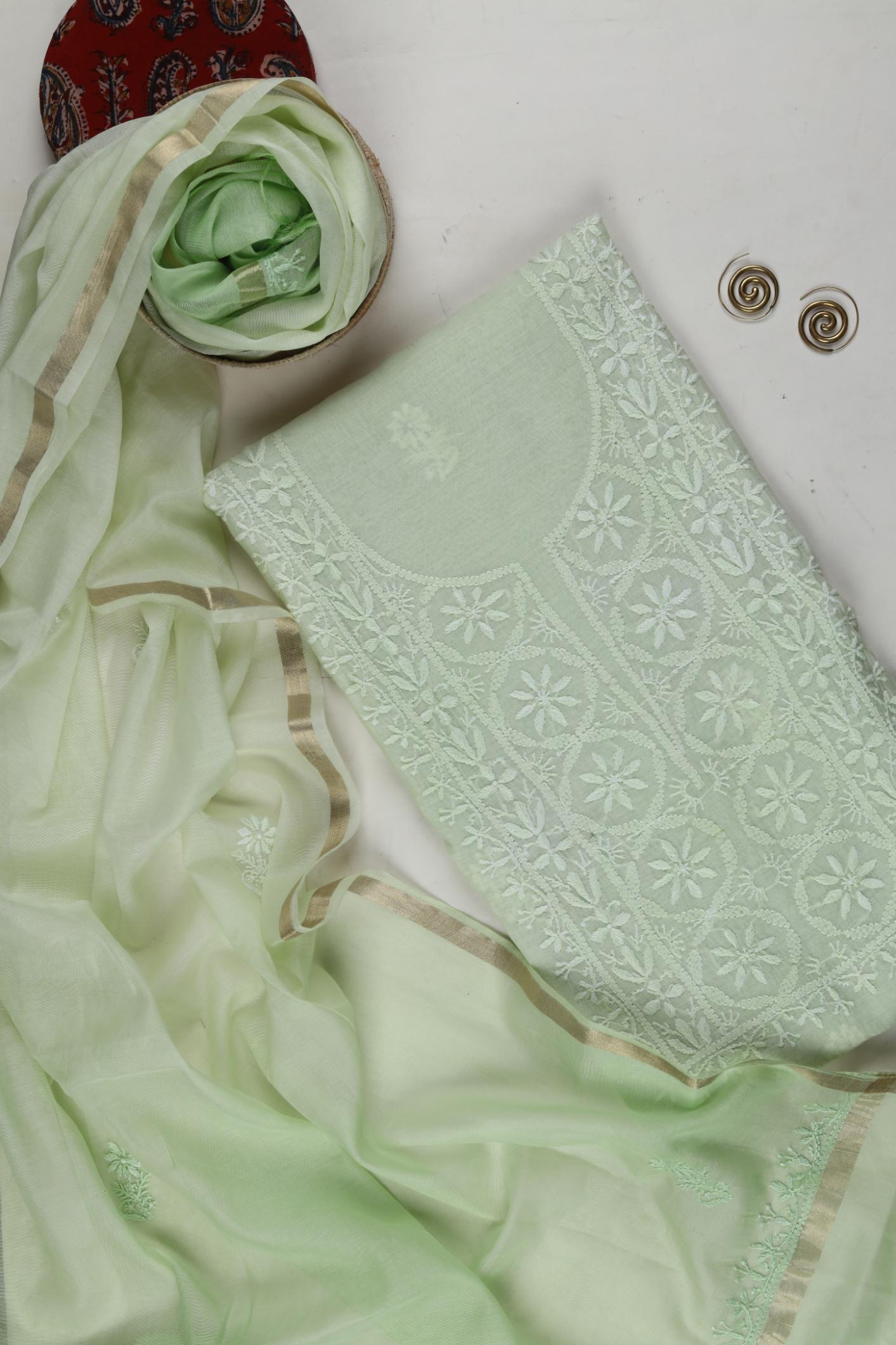Mul Chanderi Set -19