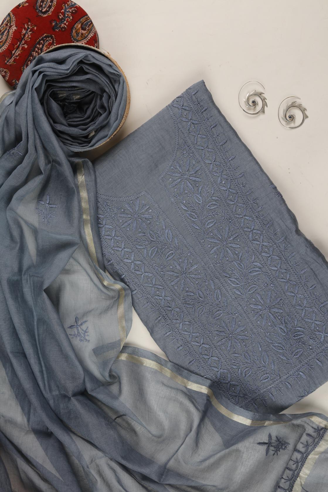 Mul Chanderi Set -23