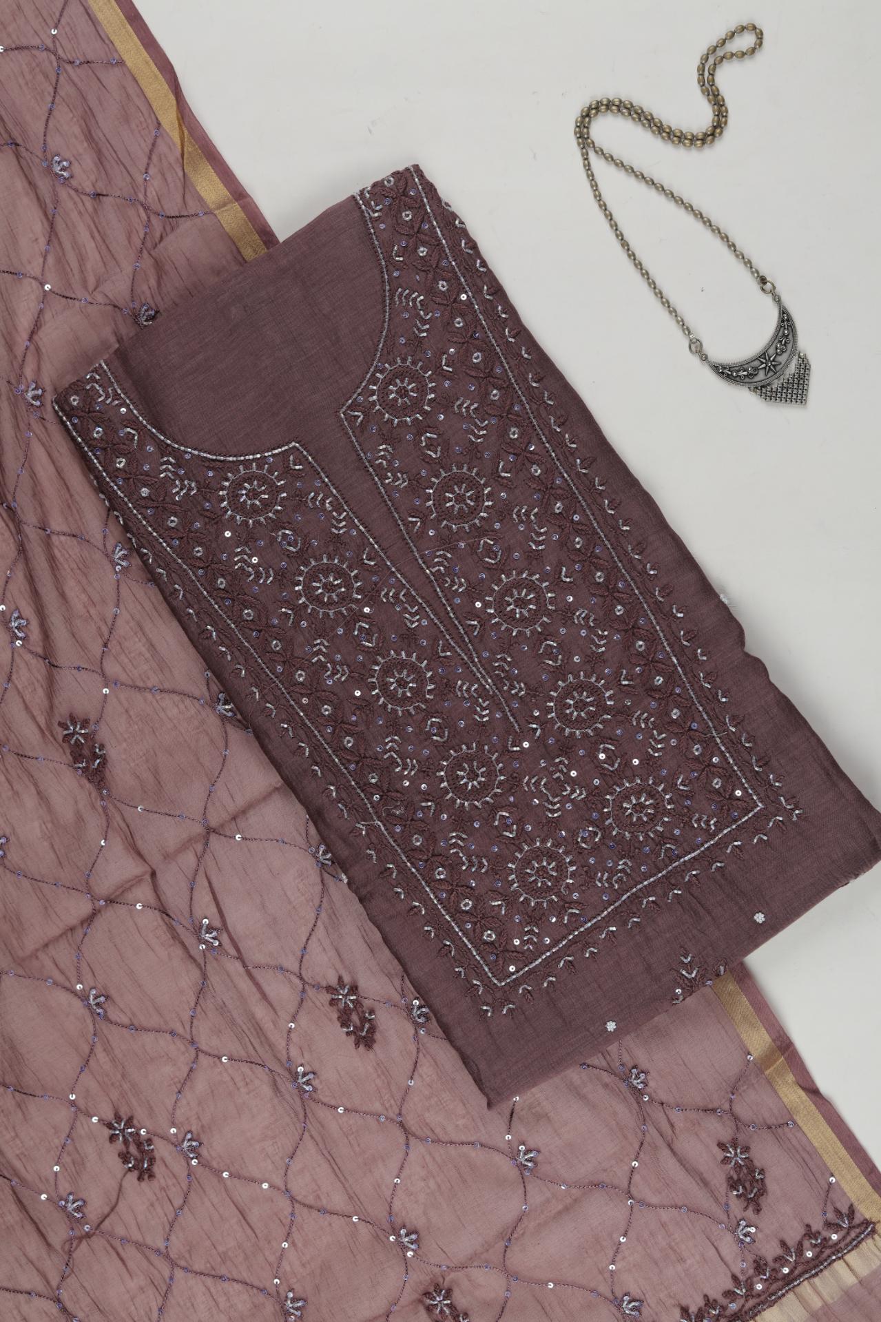 Mul Chanderi Set -31
