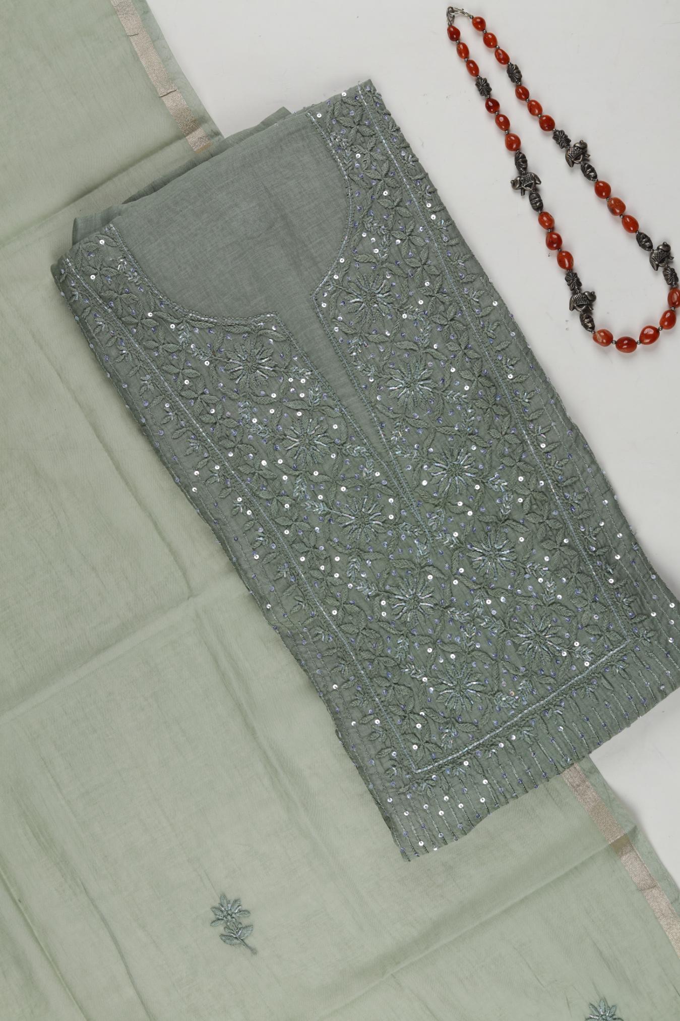 Mul Chanderi Set -32