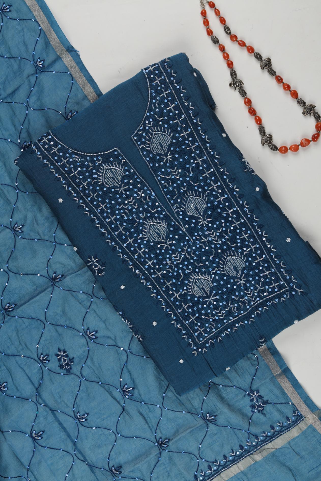Mul Chanderi Set -34