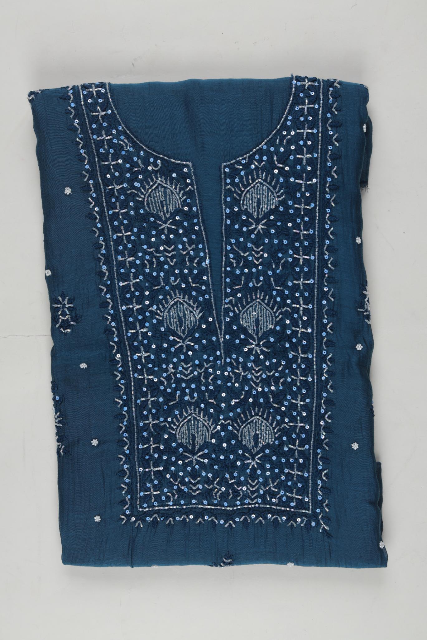 Mul Chanderi Set -34
