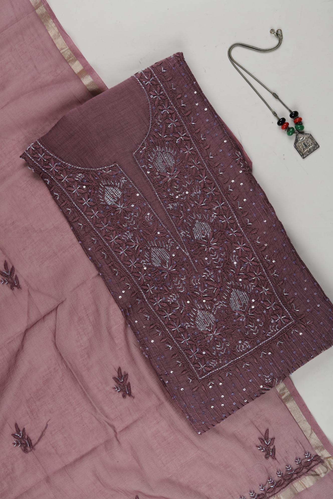 Mul Chanderi Set -36