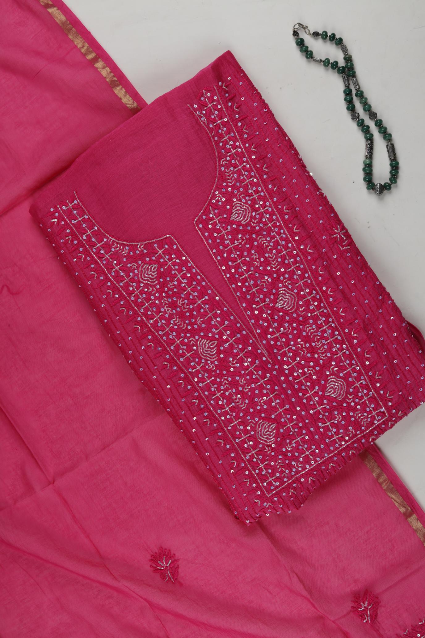 Mul Chanderi Set -37