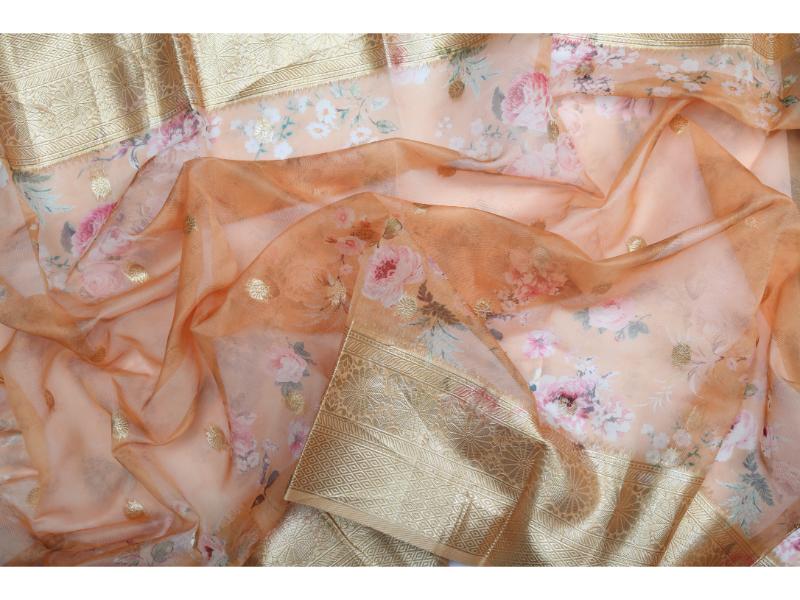 Organza Dupatta Set of 3