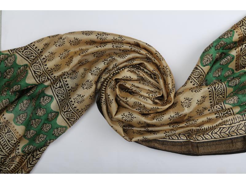 Chanderi Printed Dupatta Set of 3