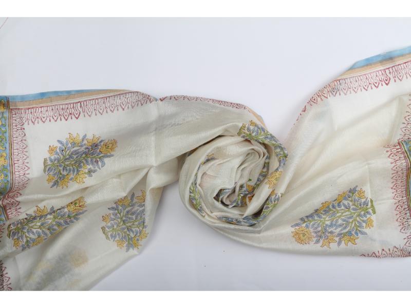 Chanderi Printed Dupatta Set of 3