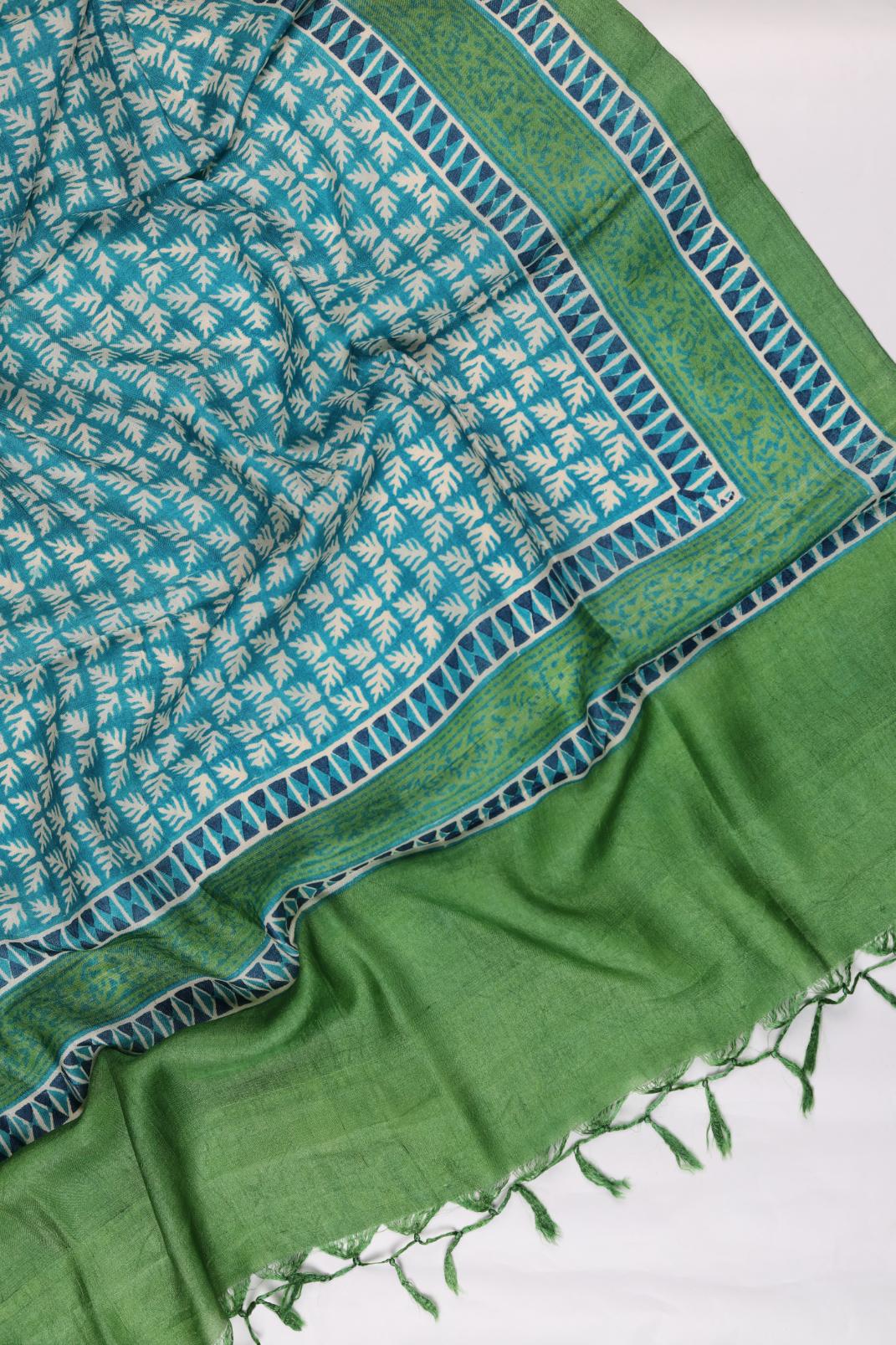 Chanderi 3 Piece Unstitched Suit Set – Elegant Ethnic Design-313