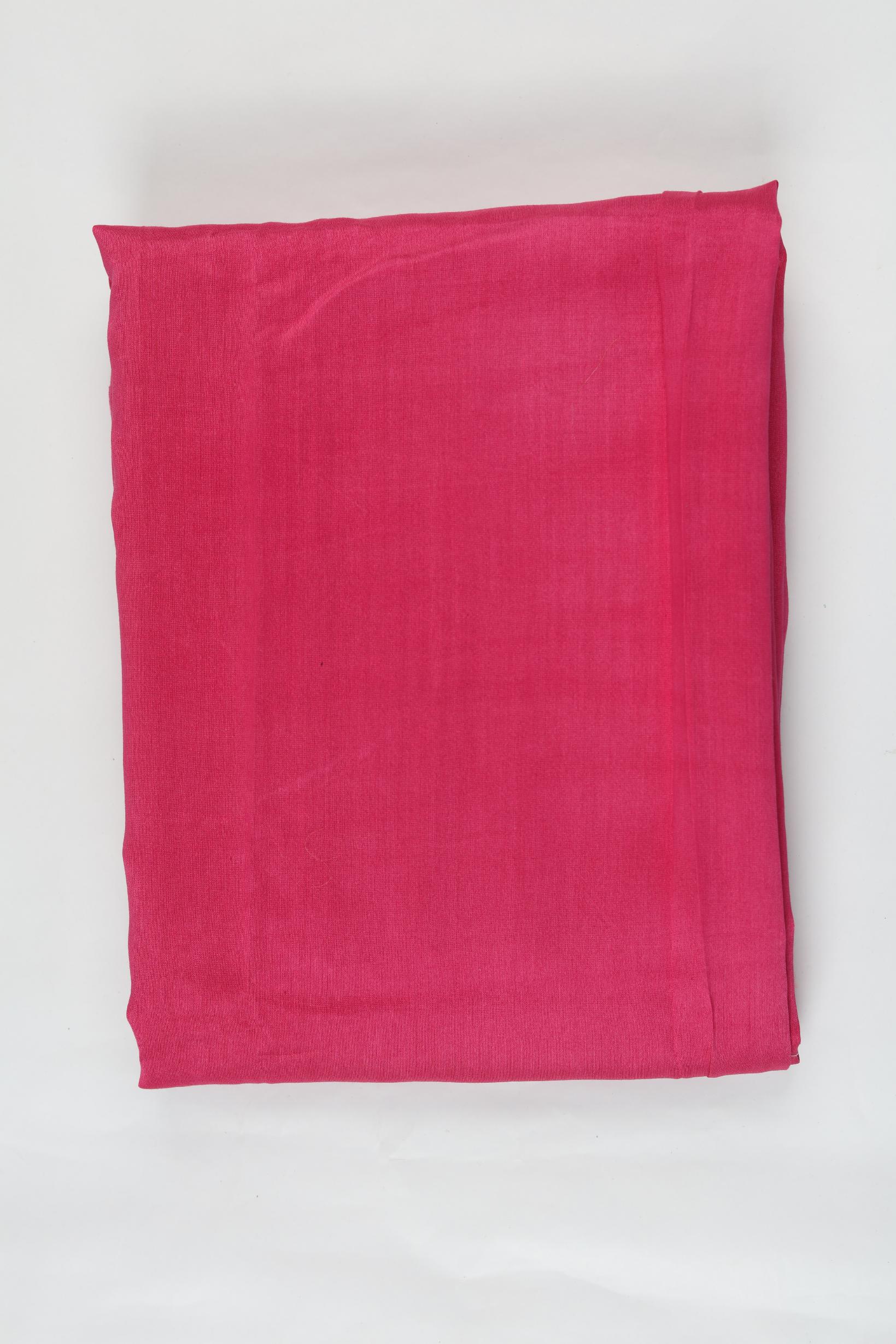 Chanderi 3 Piece Unstitched Suit Set – Elegant Ethnic Design-319