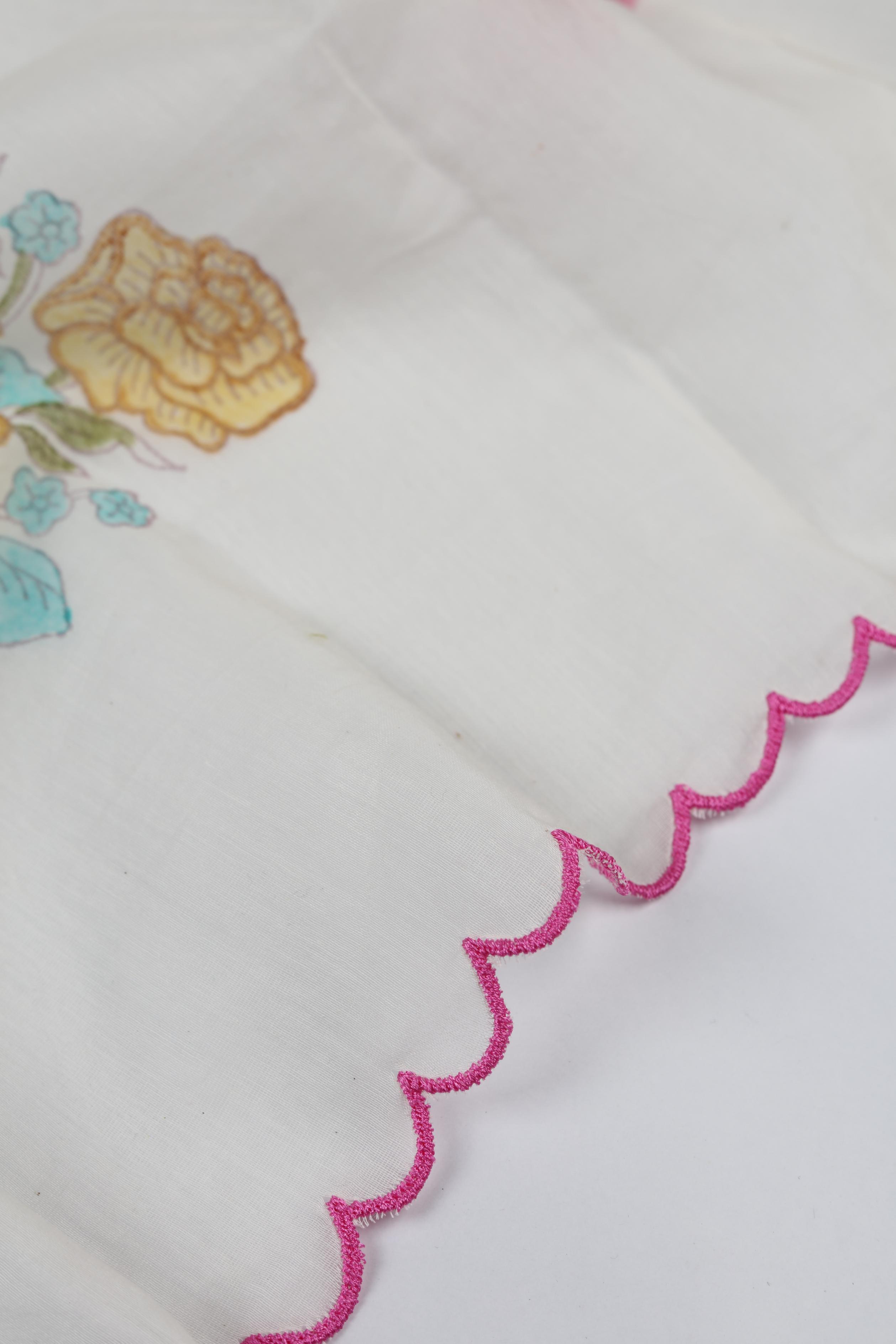 Chanderi 3 Piece Unstitched Suit Set – Elegant Ethnic Design-319