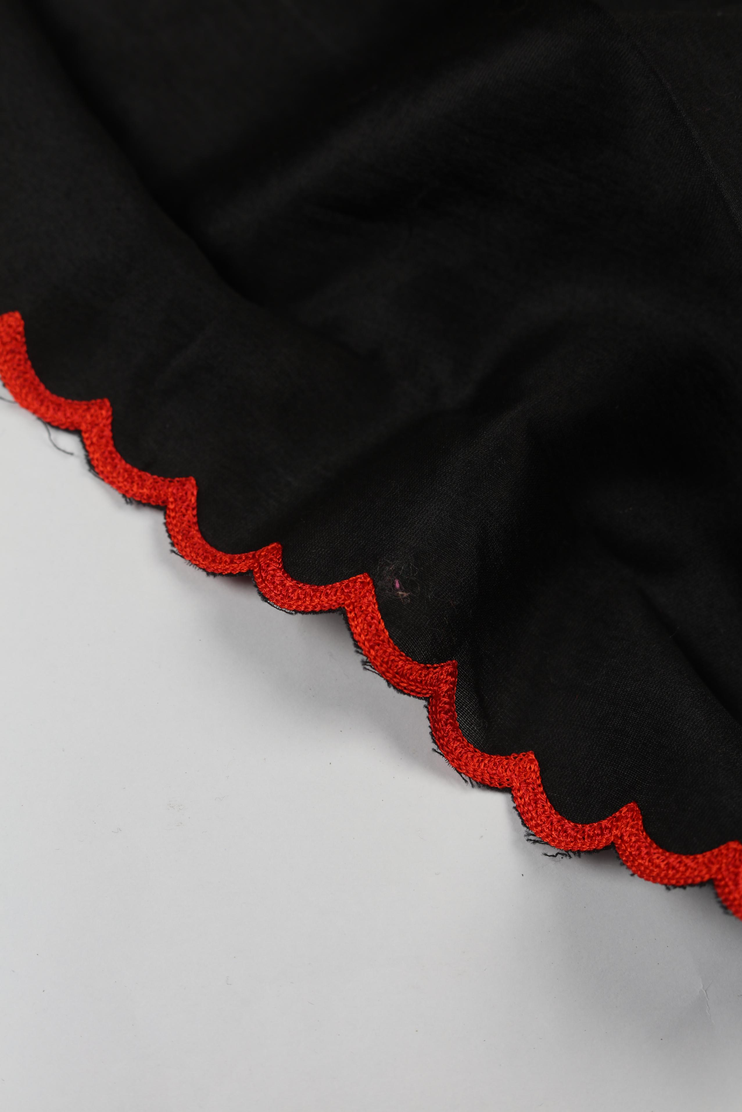 Chanderi  3 Piece Unstitched Suit Set – Elegant Embroidery-423