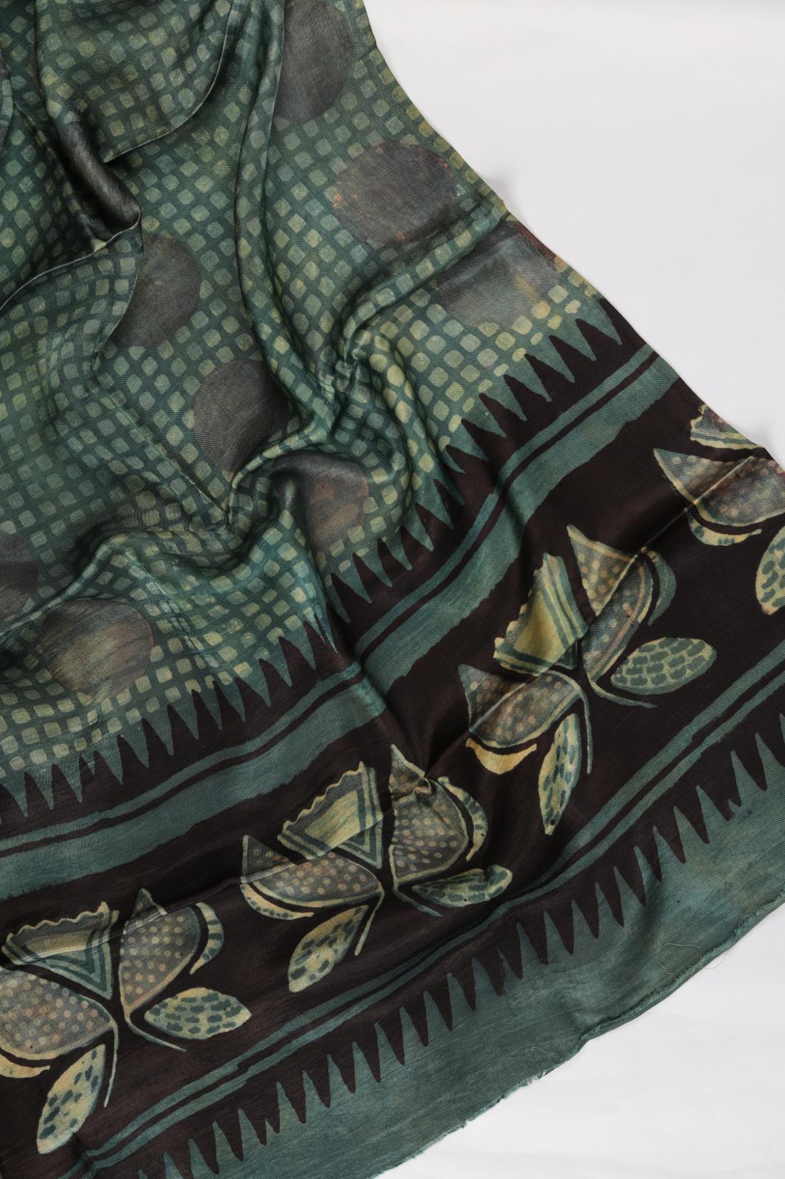 Premium Tussar Modal 2 Piece Unstitched Kurta & Dupatta Set – Traditional Weave-330