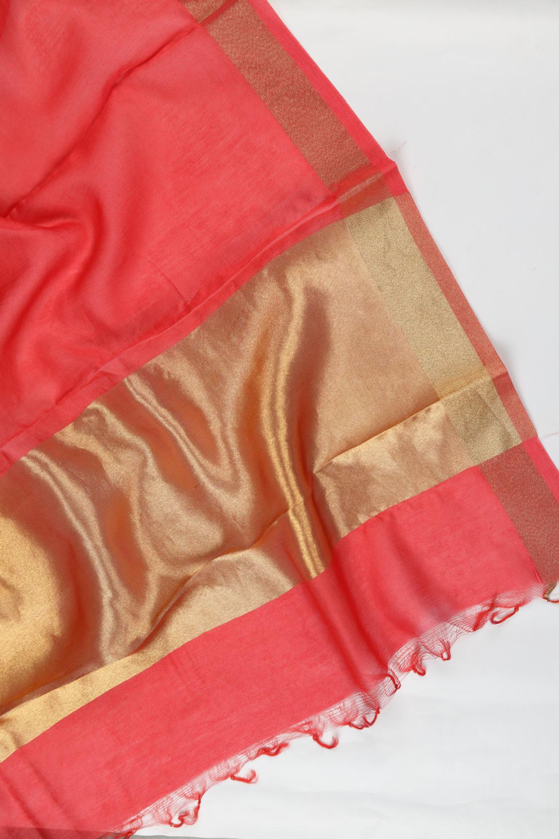 Chanderi 3 Piece Unstitched Suit Set – Traditional Weave-332