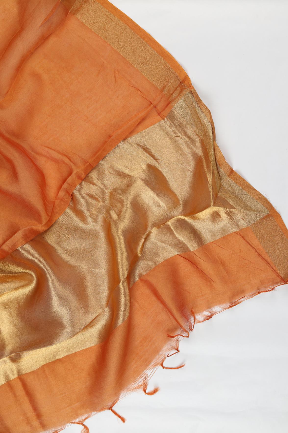 Chanderi 3 Piece Unstitched Suit Set – Traditional Weave-334