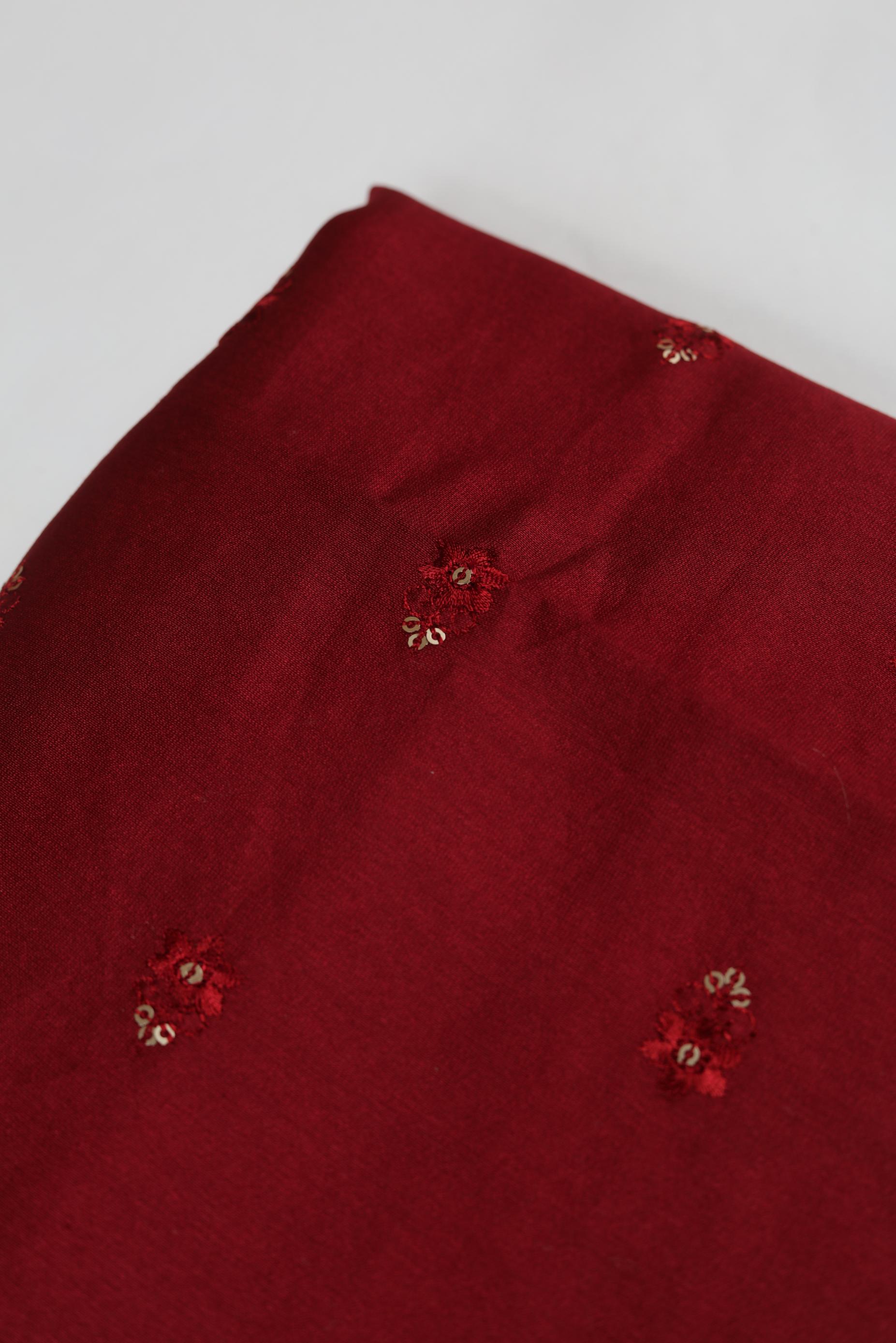 Chanderi 3 Piece Unstitched Suit Set – Traditional Weave-335