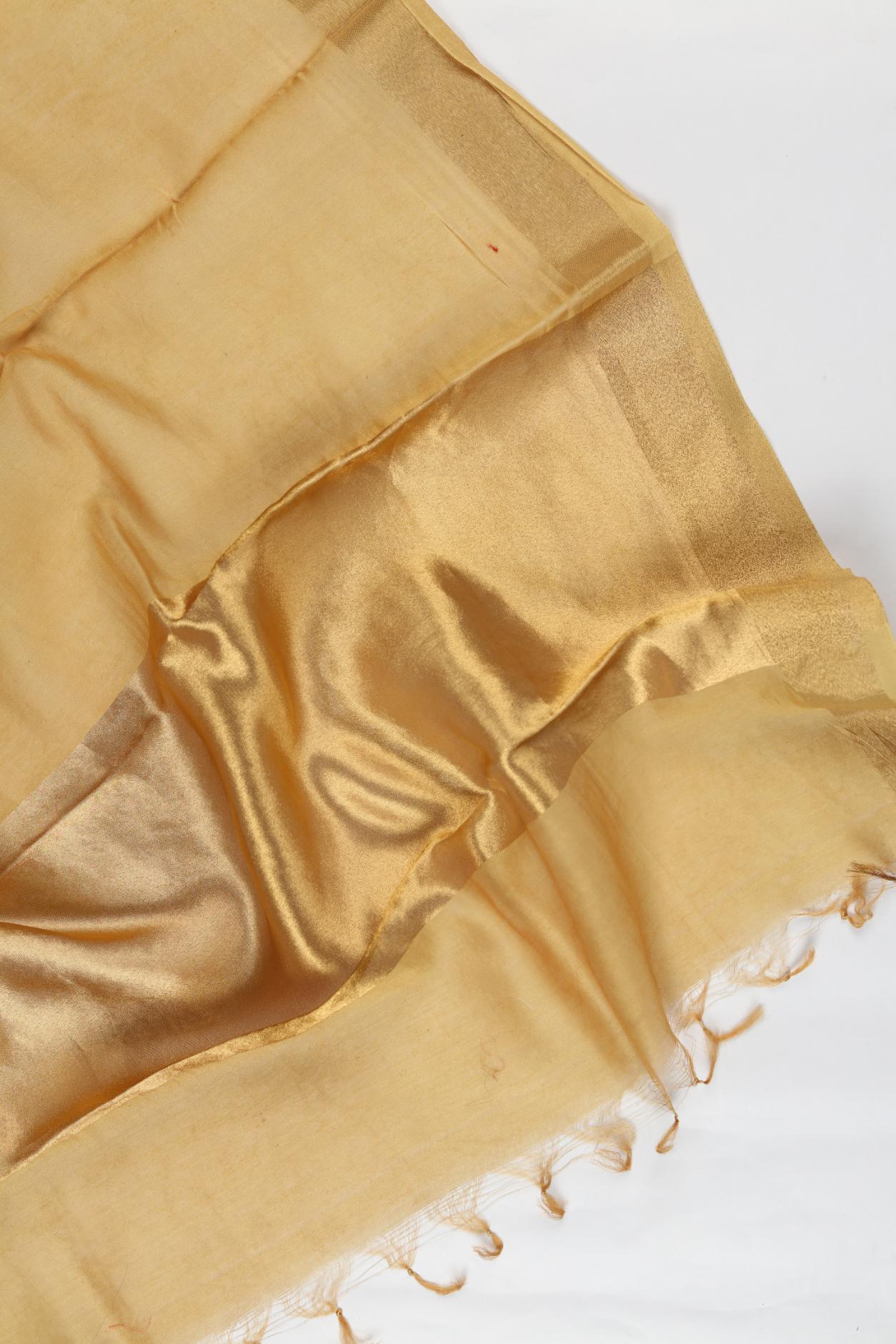 Chanderi 3 Piece Unstitched Suit Set – Traditional Weave-336