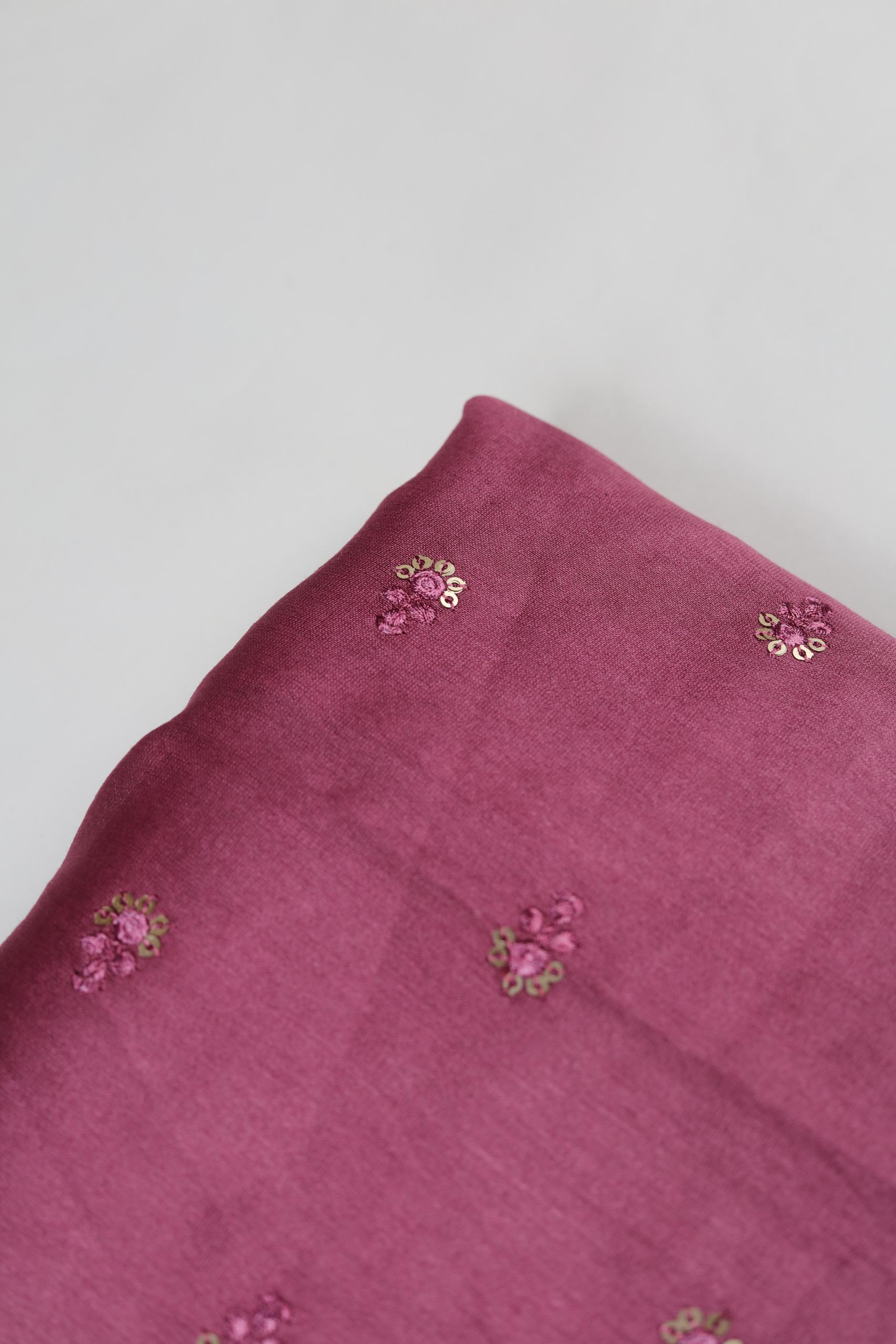 Chanderi 3 Piece Unstitched Suit Set – Traditional Weave-339