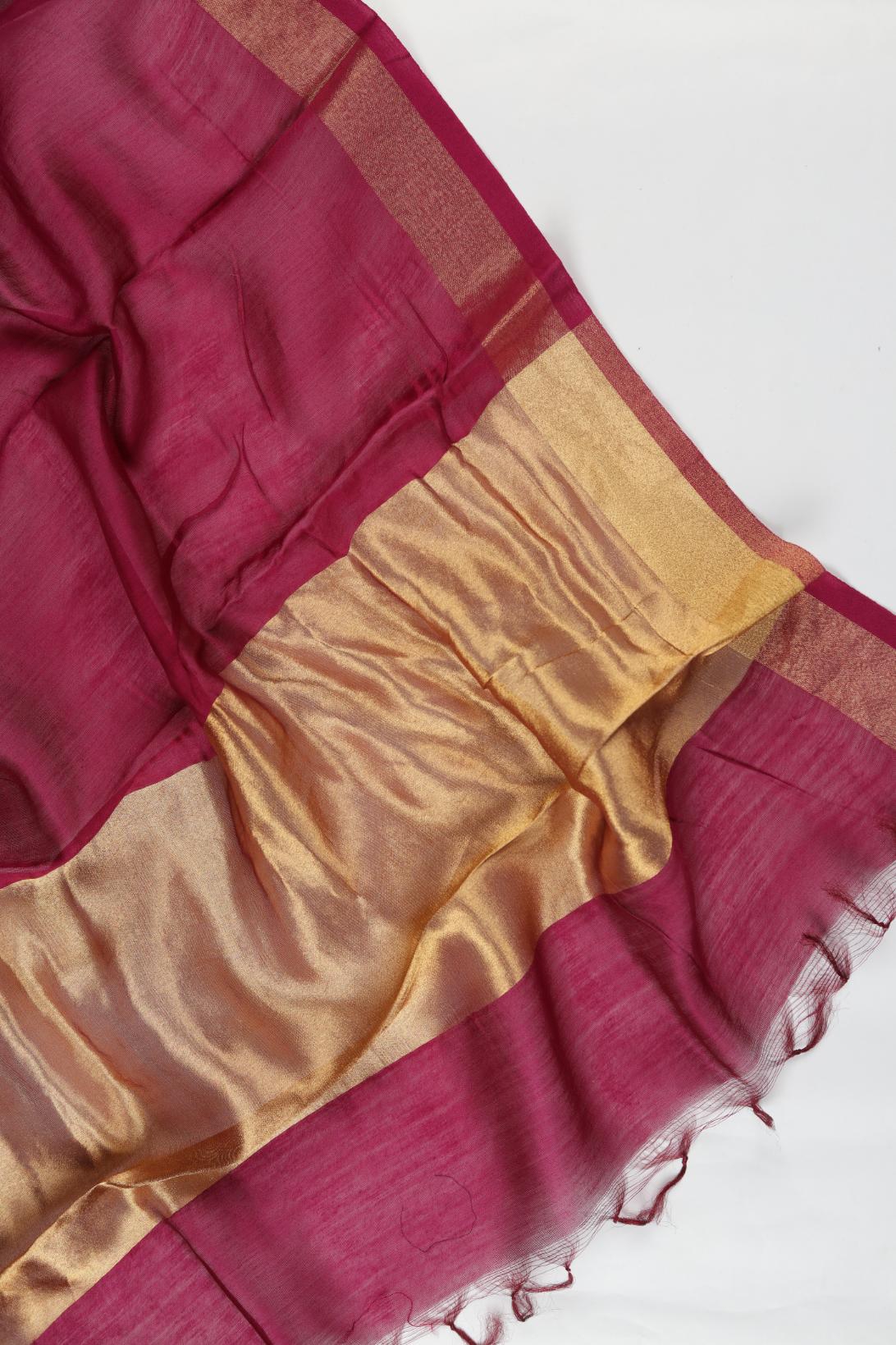 Chanderi 3 Piece Unstitched Suit Set – Traditional Weave-337