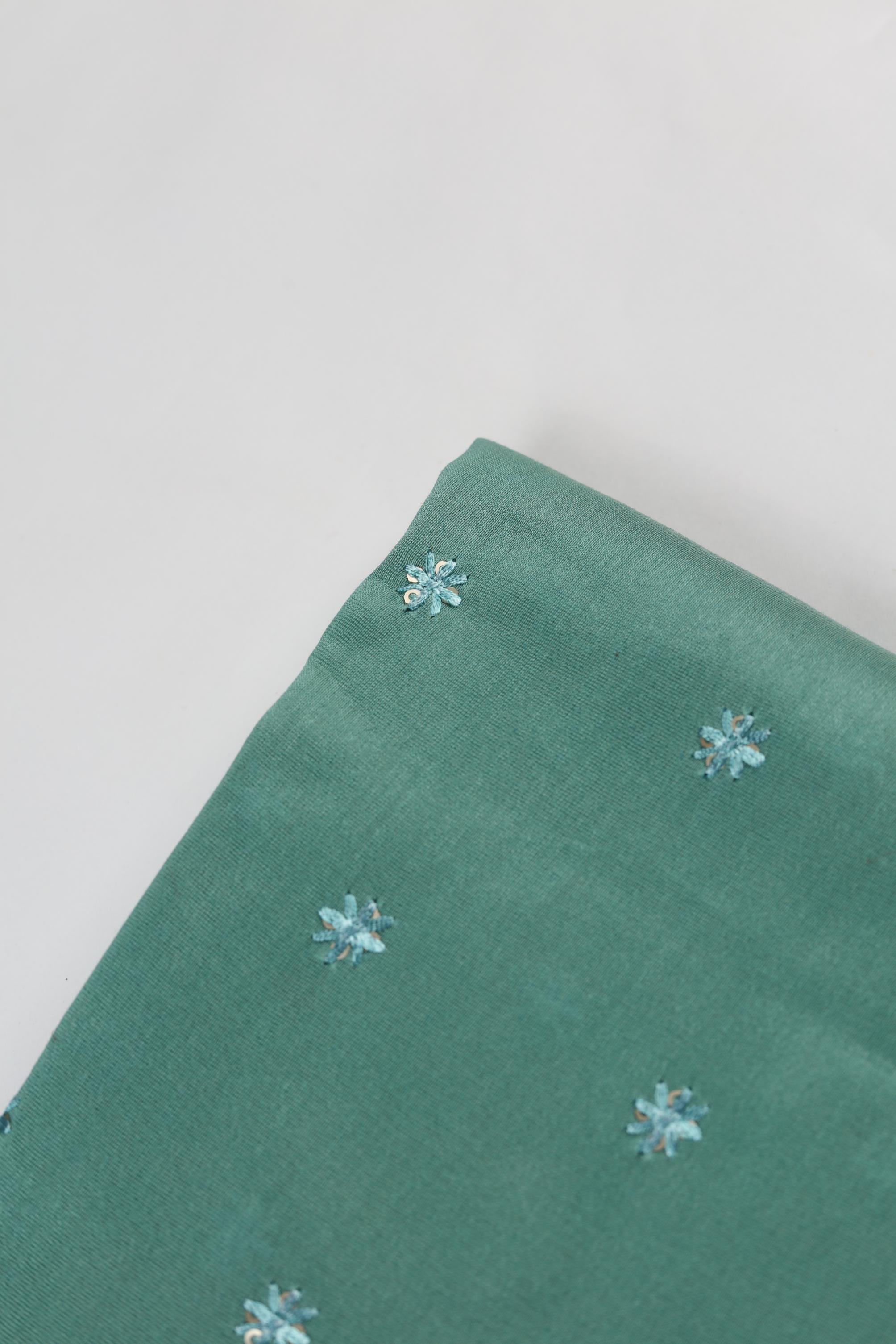 Chanderi 3 Piece Unstitched Suit Set – Traditional Weave-338