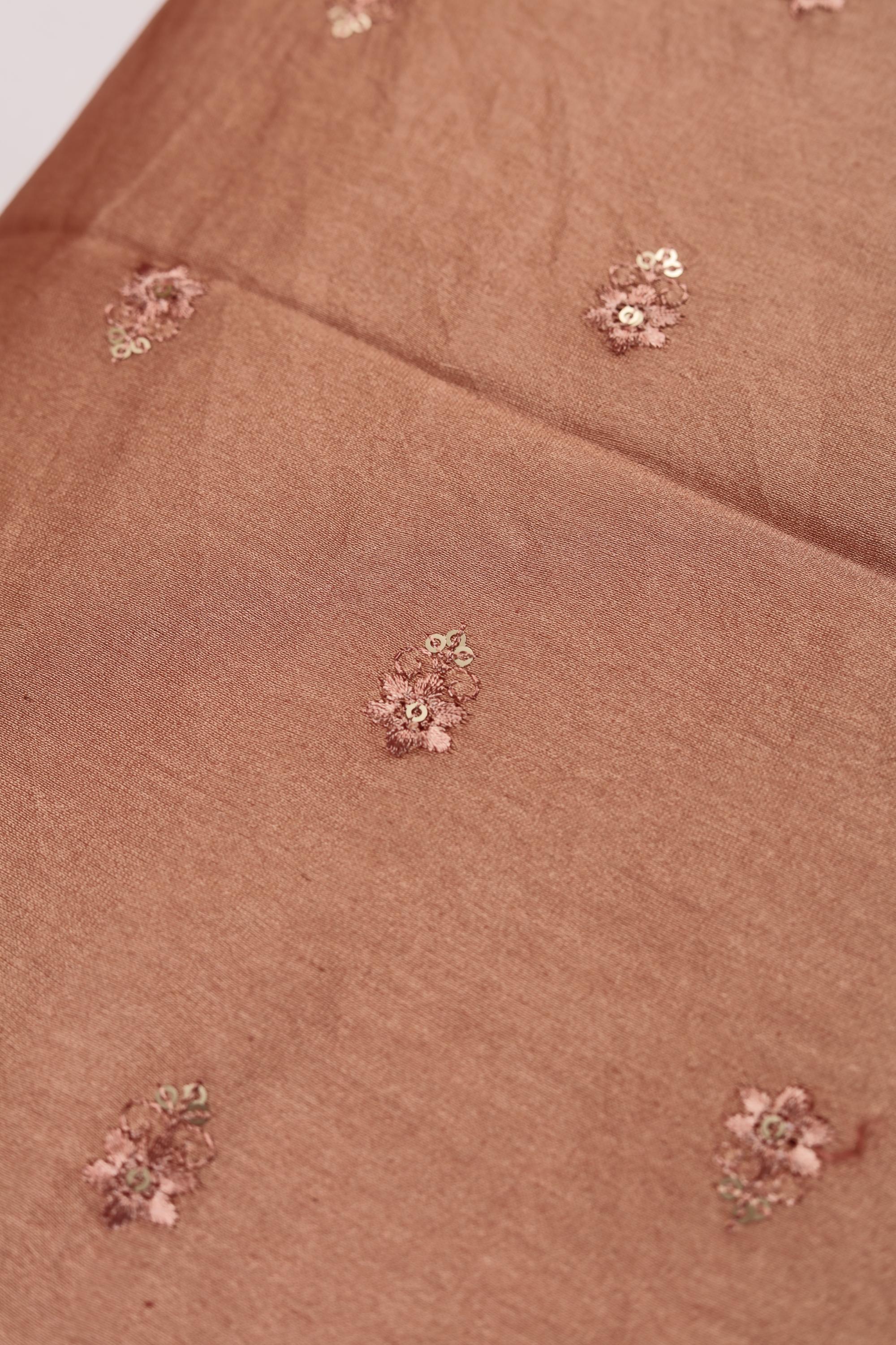 Chanderi 3 Piece Unstitched Suit Set – Traditional Weave-342