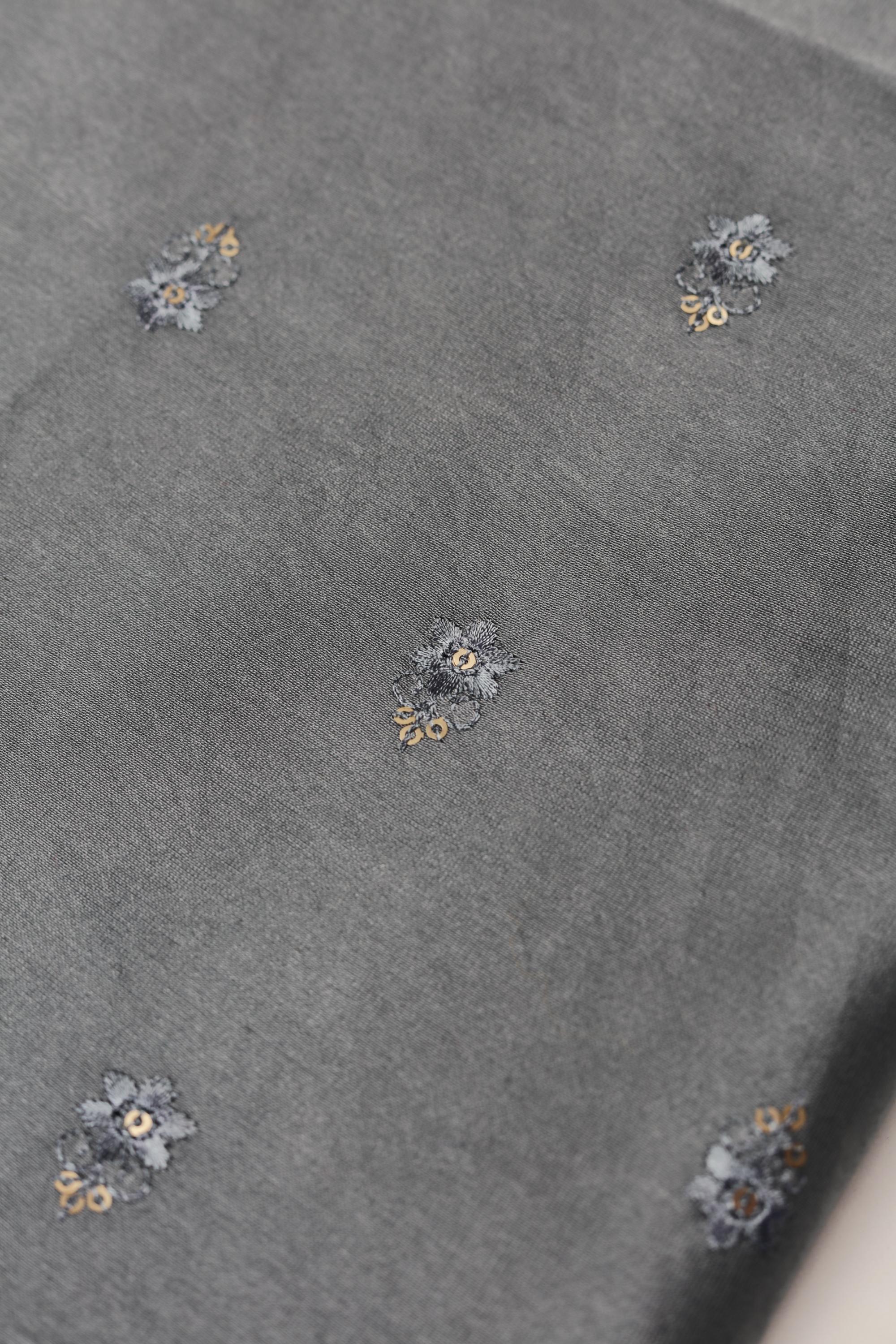 Chanderi 3 Piece Unstitched Suit Set – Traditional Weave-343