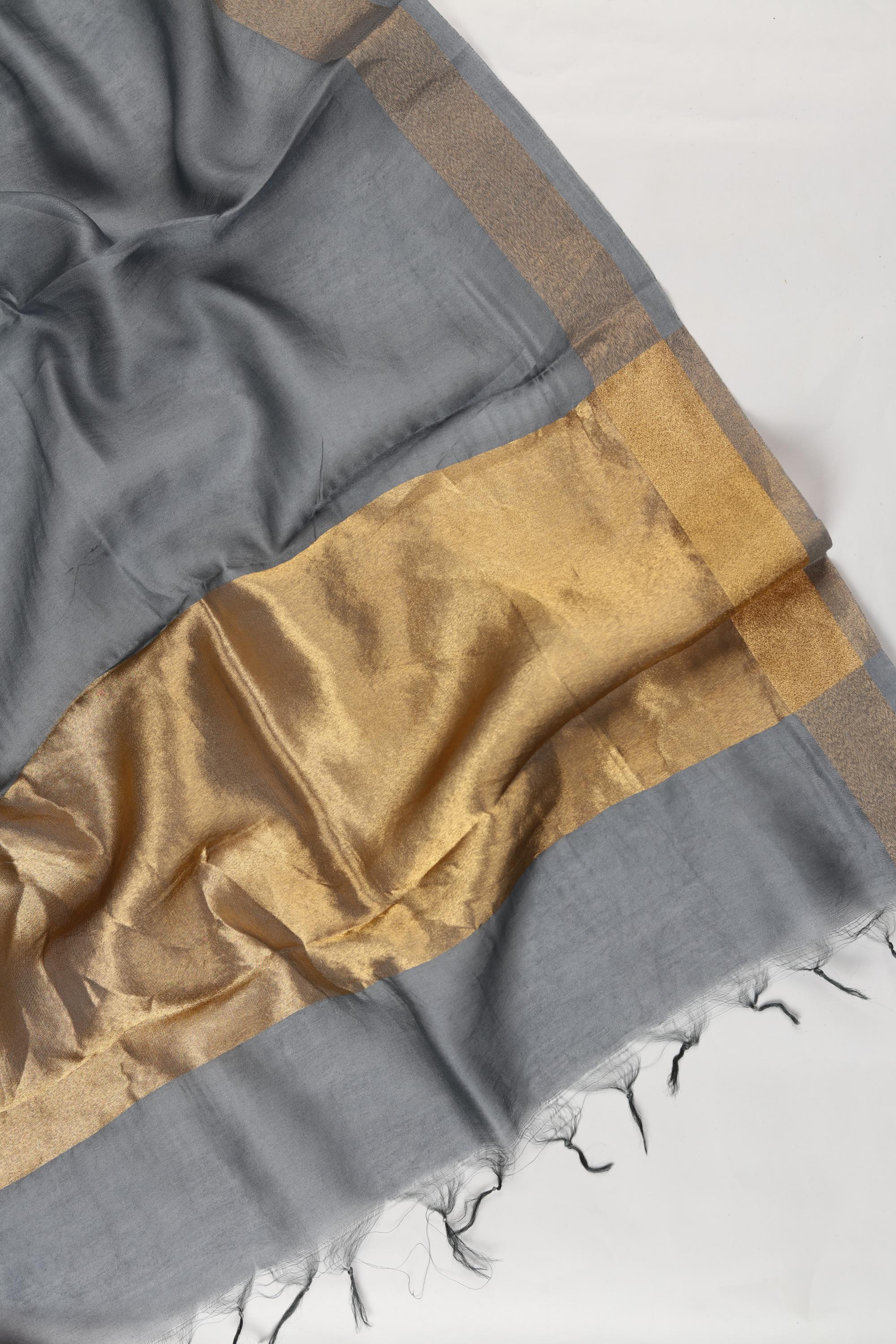 Chanderi 3 Piece Unstitched Suit Set – Traditional Weave-343