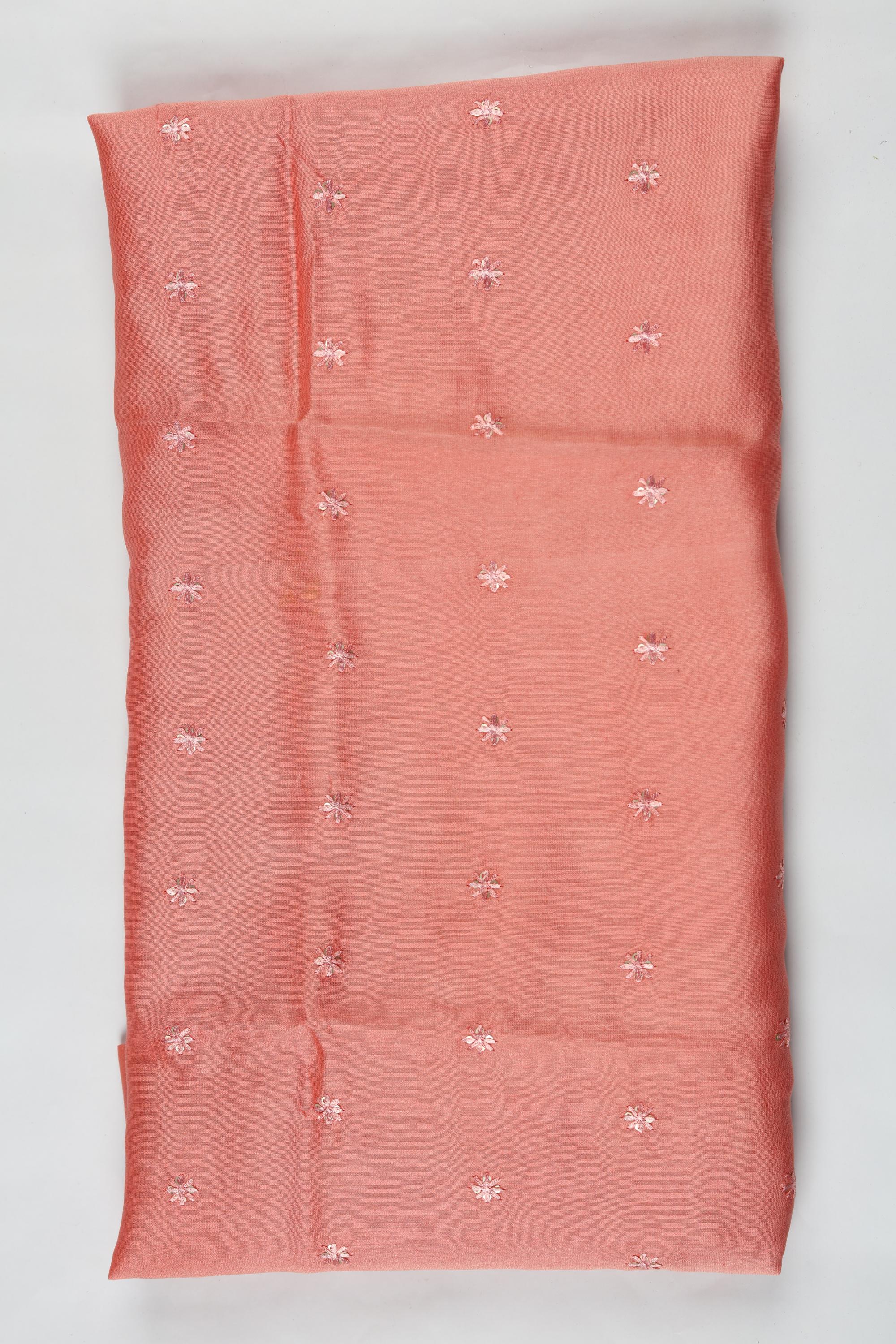 Chanderi 3 Piece Unstitched Suit Set – Traditional Weave-344