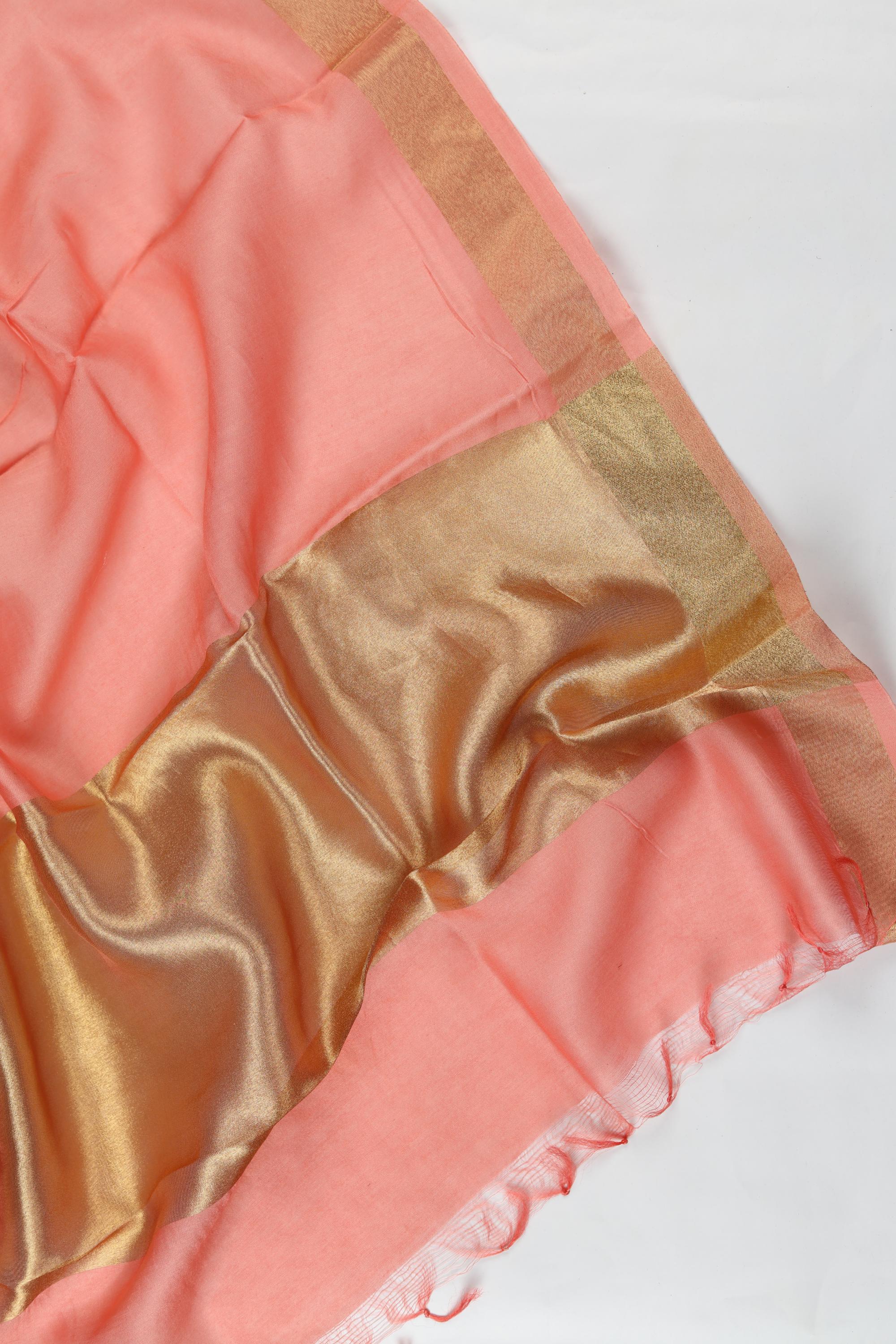 Chanderi 3 Piece Unstitched Suit Set – Traditional Weave-344