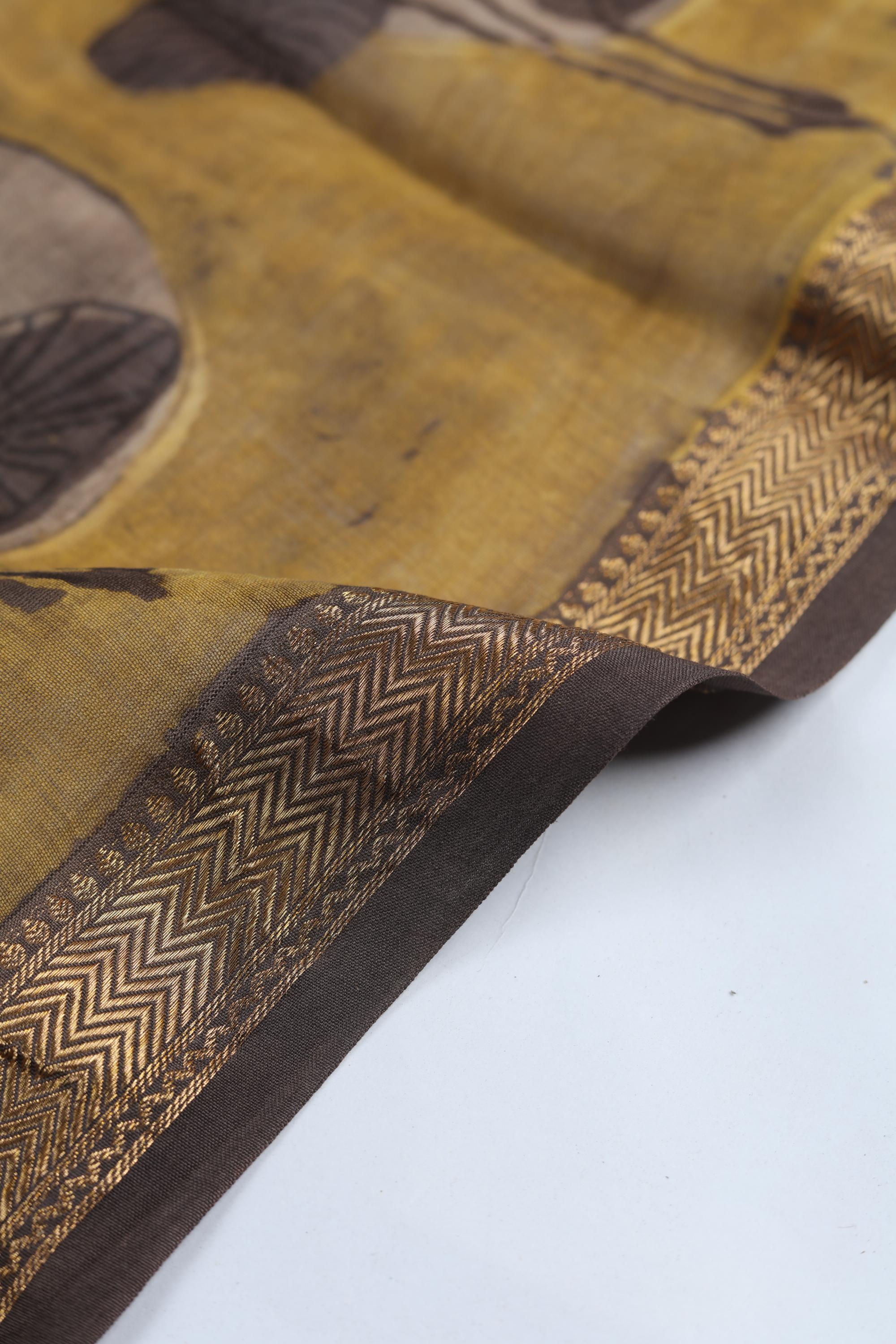 Chanderi 3 Piece Unstitched Suit Set – Traditional Weave-350