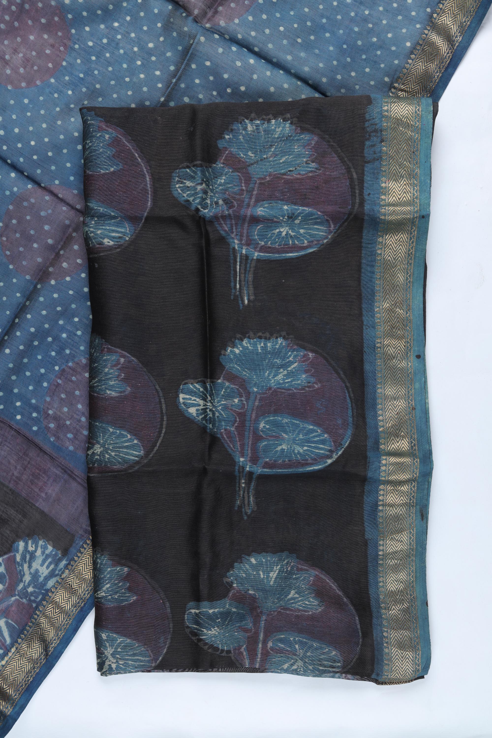 Chanderi 3 Piece Unstitched Suit Set – Traditional Weave-351