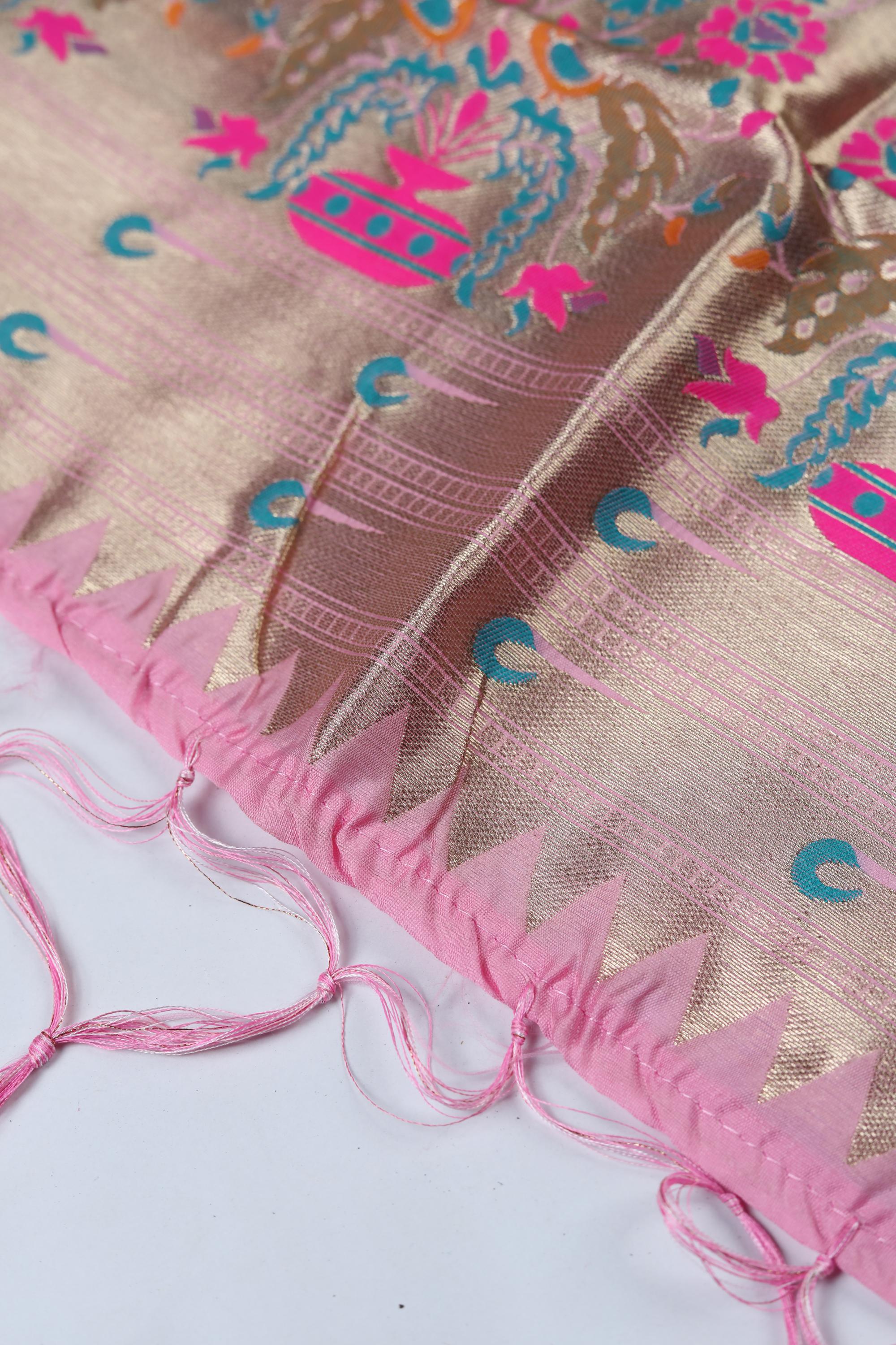 Nysa Silk 3 Piece Unstitched Suit Set – Elegant Ethnic Design-374