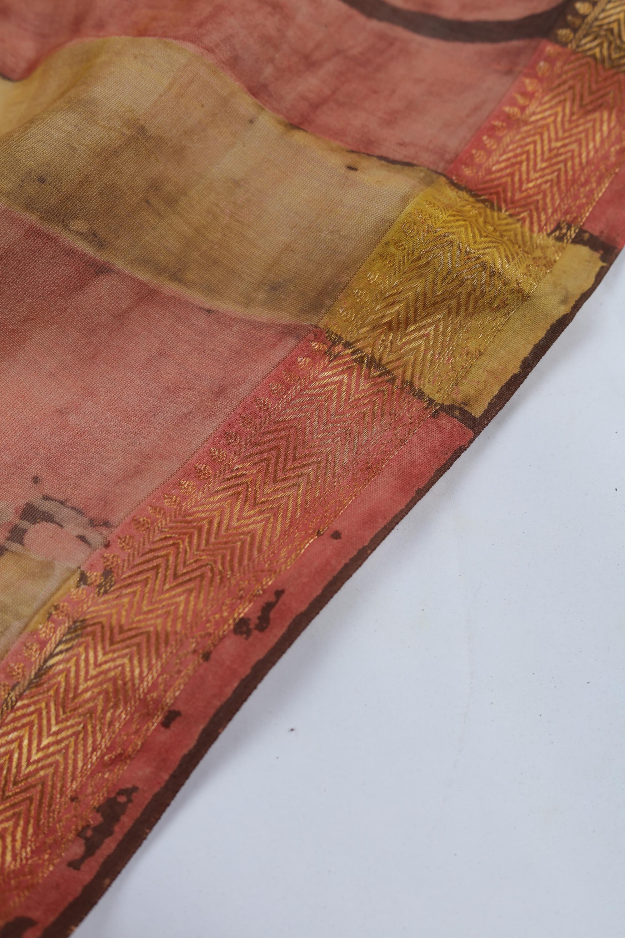 Chanderi 3 Piece Unstitched Suit Set – Traditional Weave-356