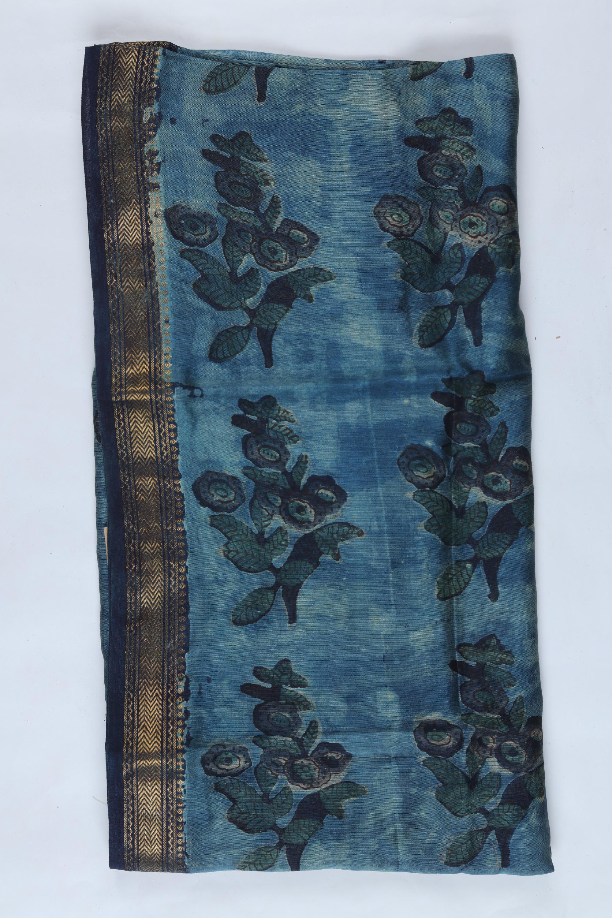 Chanderi 3 Piece Unstitched Suit Set – Traditional Weave-357