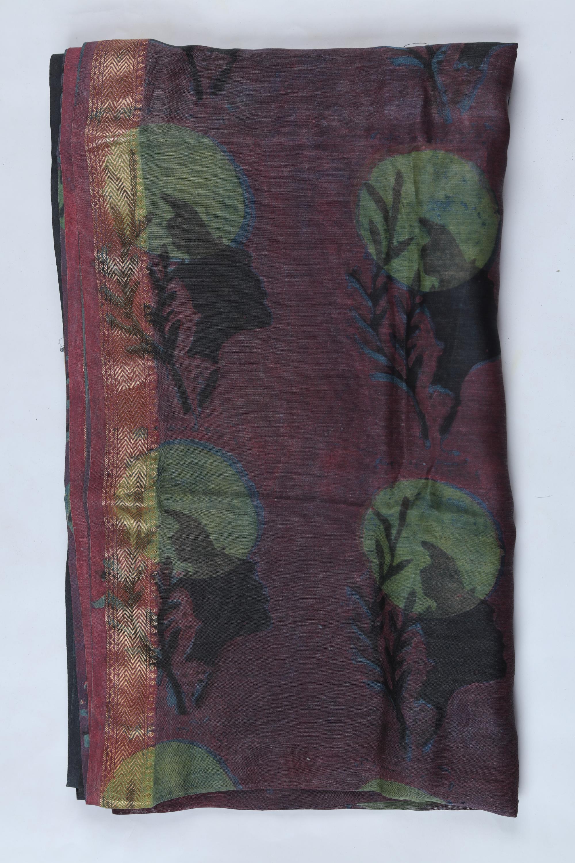 Chanderi 3 Piece Unstitched Suit Set – Traditional Weave-359