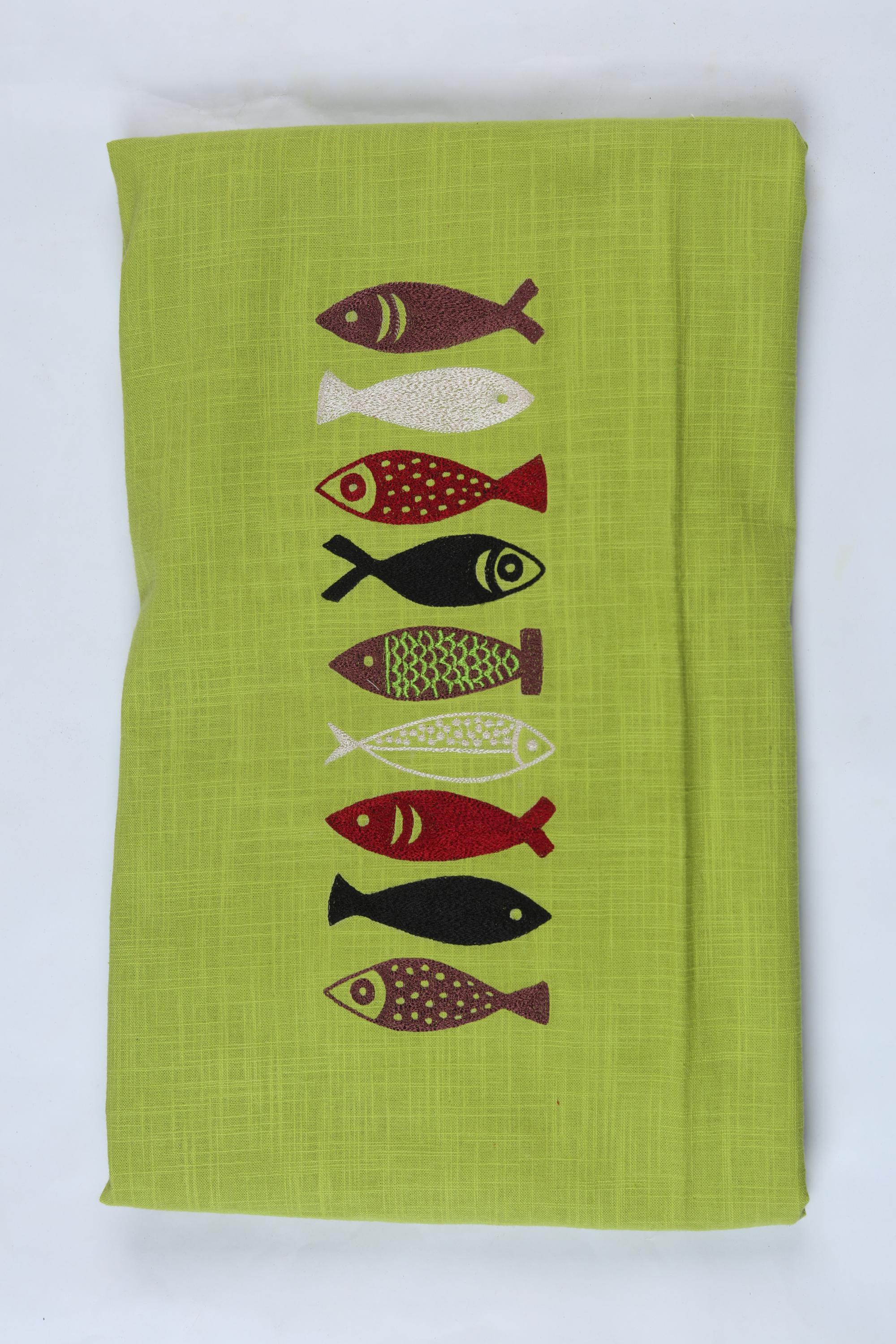 Cotton 3 Piece Unstitched Suit Set – Traditional Craft-382