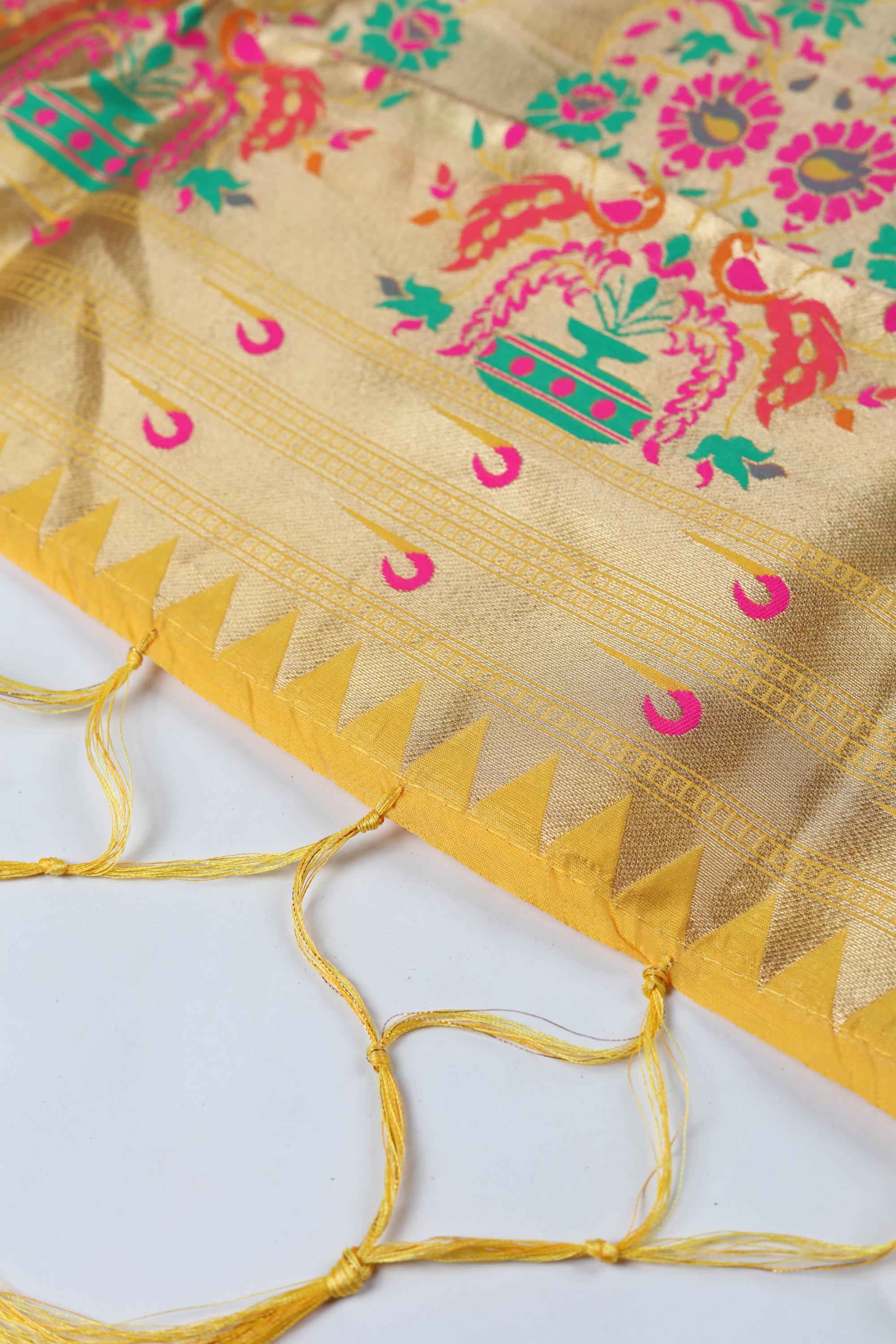 Nysa Silk 3 Piece Unstitched Suit Set – Elegant Ethnic Design-376