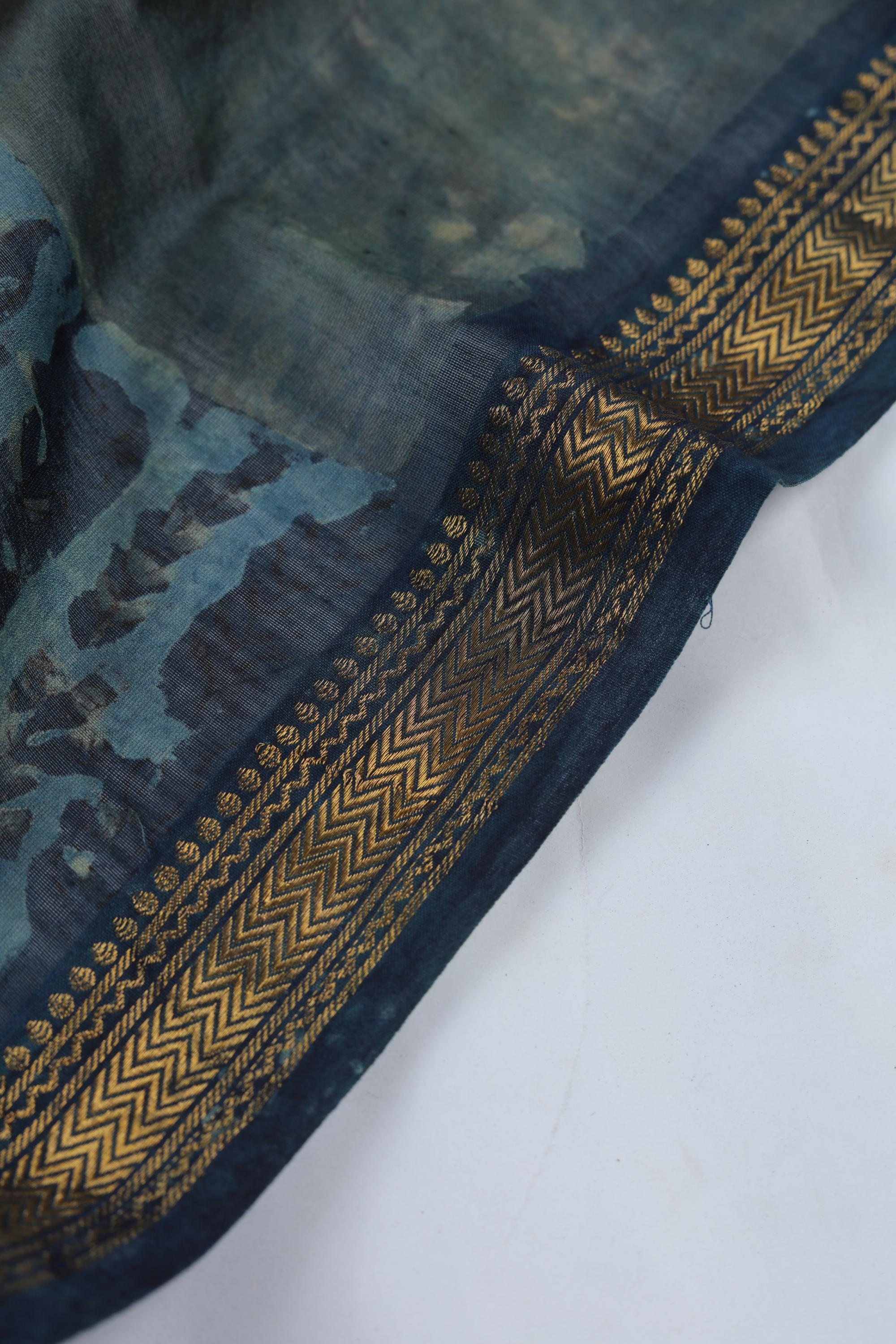 Chanderi 3 Piece Unstitched Suit Set – Traditional Weave-365